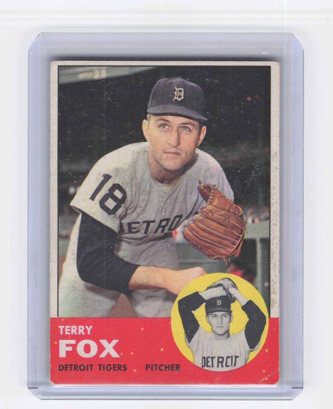 1963 Topps #44 Terry Fox