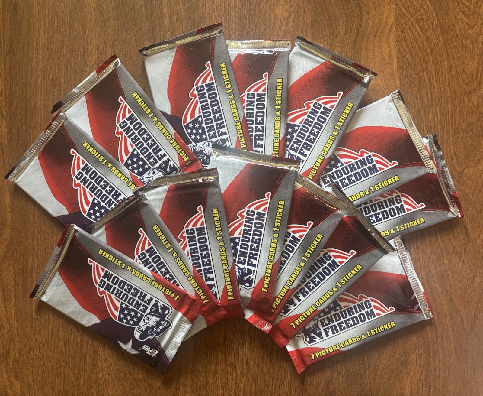2001 Topps Enduring Freedom – One Sealed Pack – Possible Osama Bin Laden