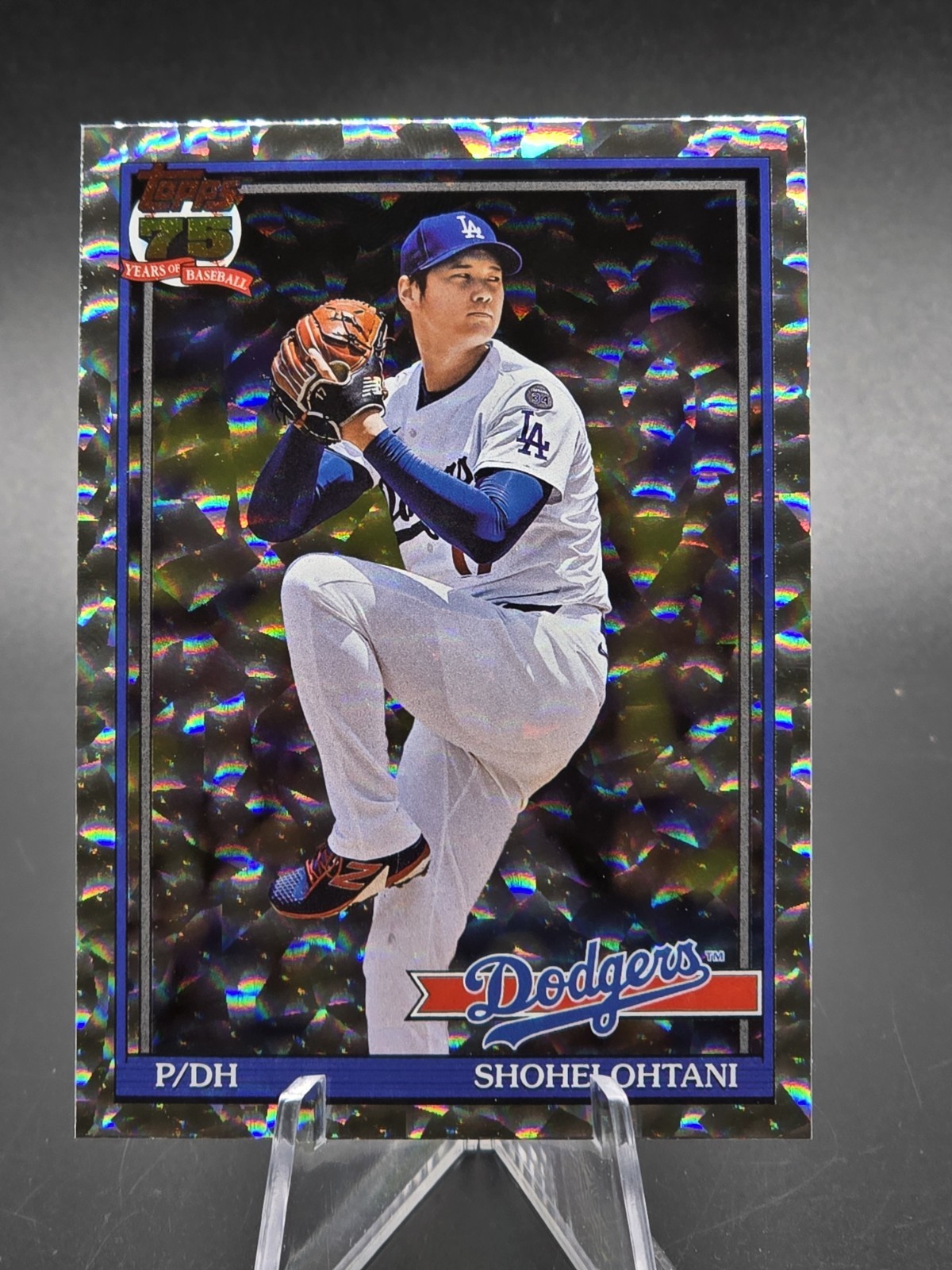 Shohei Ohtani | 2026 Topps Series 1 1991 Crackle Foil Insert #T91-100 Dodgers