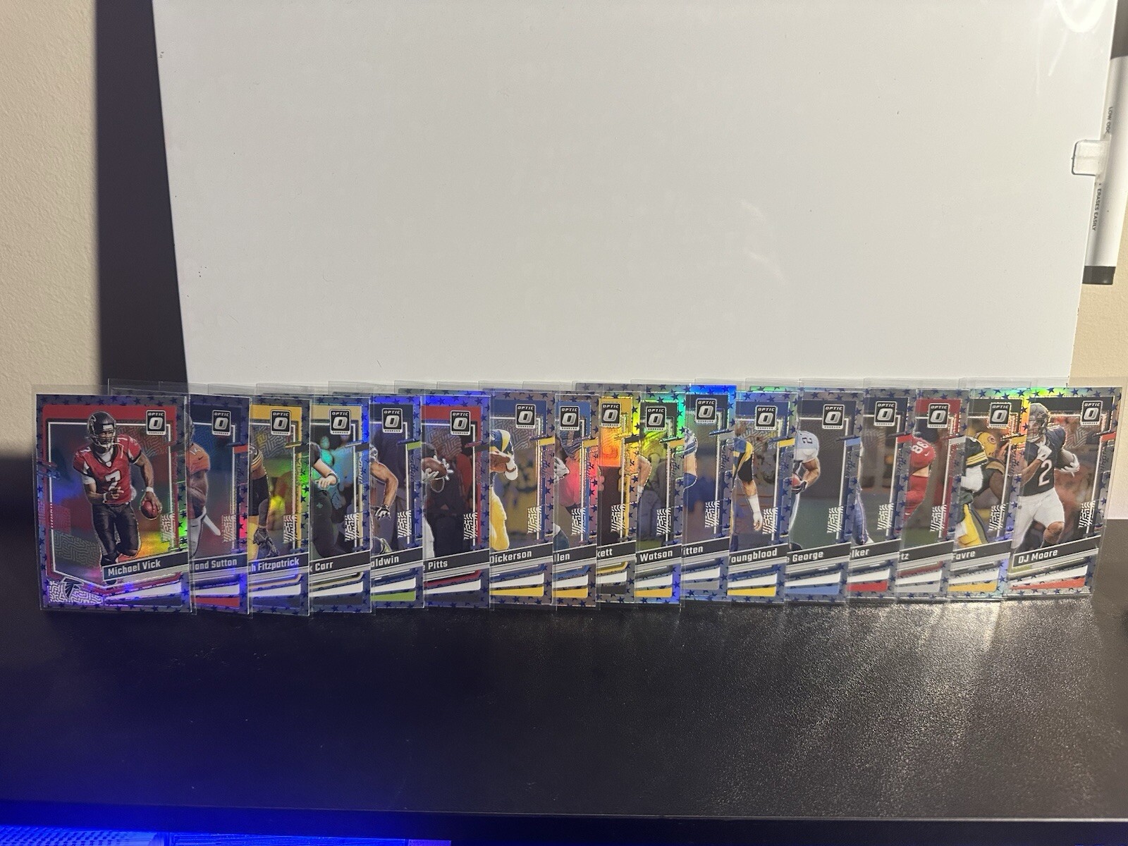 2023 panini optic blue stars holo lot (buyer receives 17 cards shown) 🚀