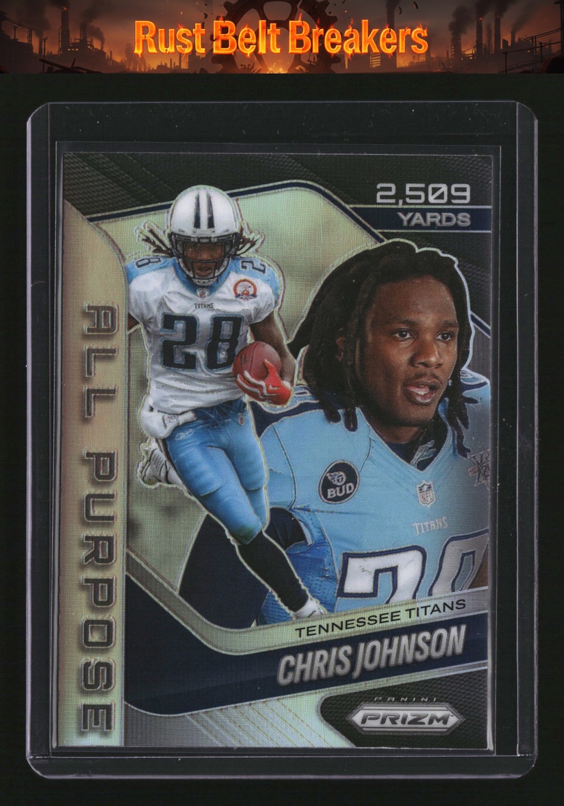 2025 Panini Prizm Chris Johnson #17 All Purpose Prizms Tennessee Titans