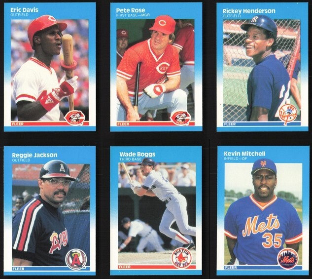 1987 Fleer Baseball Singles 1-250 (NM) – Complete Your Set – YOU PICK QUANTITY!