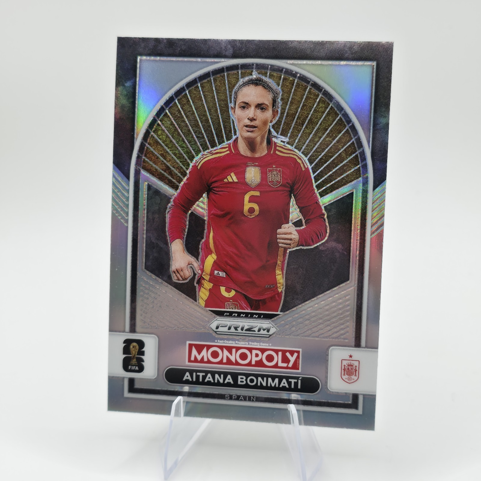 2026 Panini Prizm Monopoly Fifa World Cup – Aitana Bonmati #99 Silver Prizm