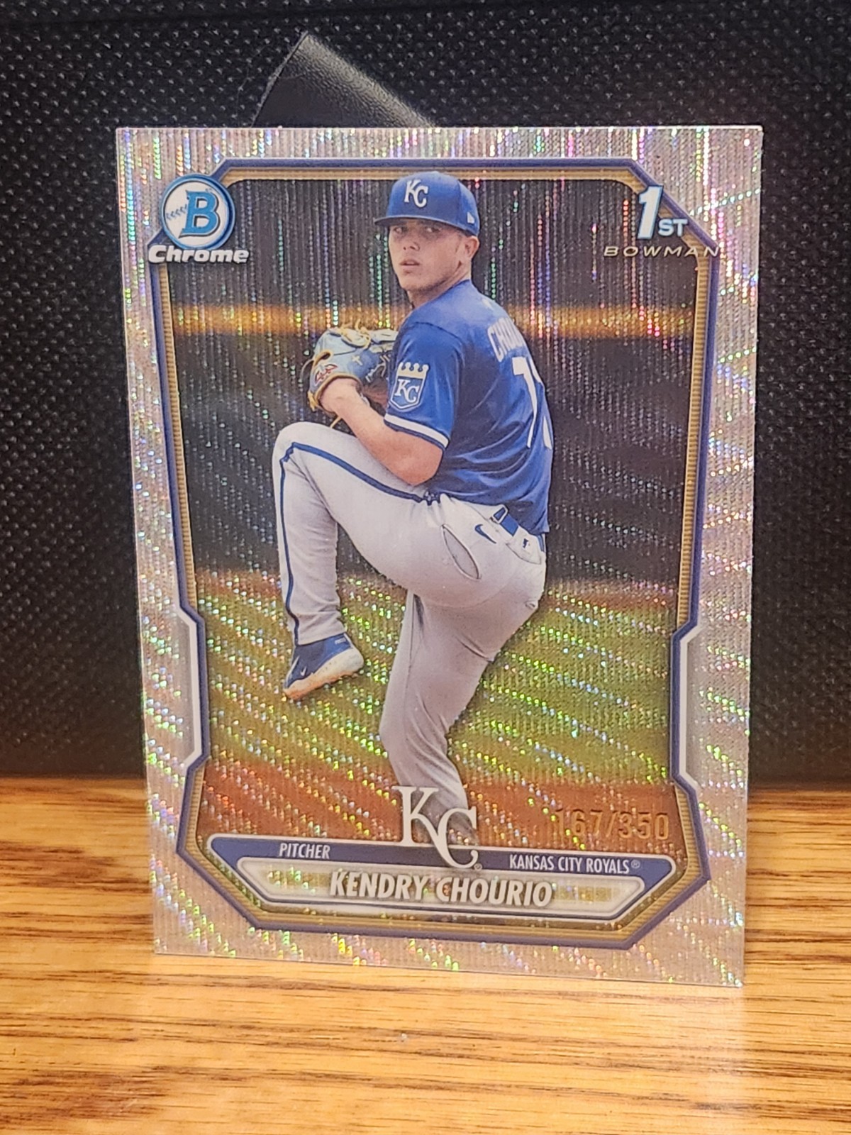 2026 Bowman #BCP-7 Kendry Chourio Chrome Prospects Wave Refractor /350