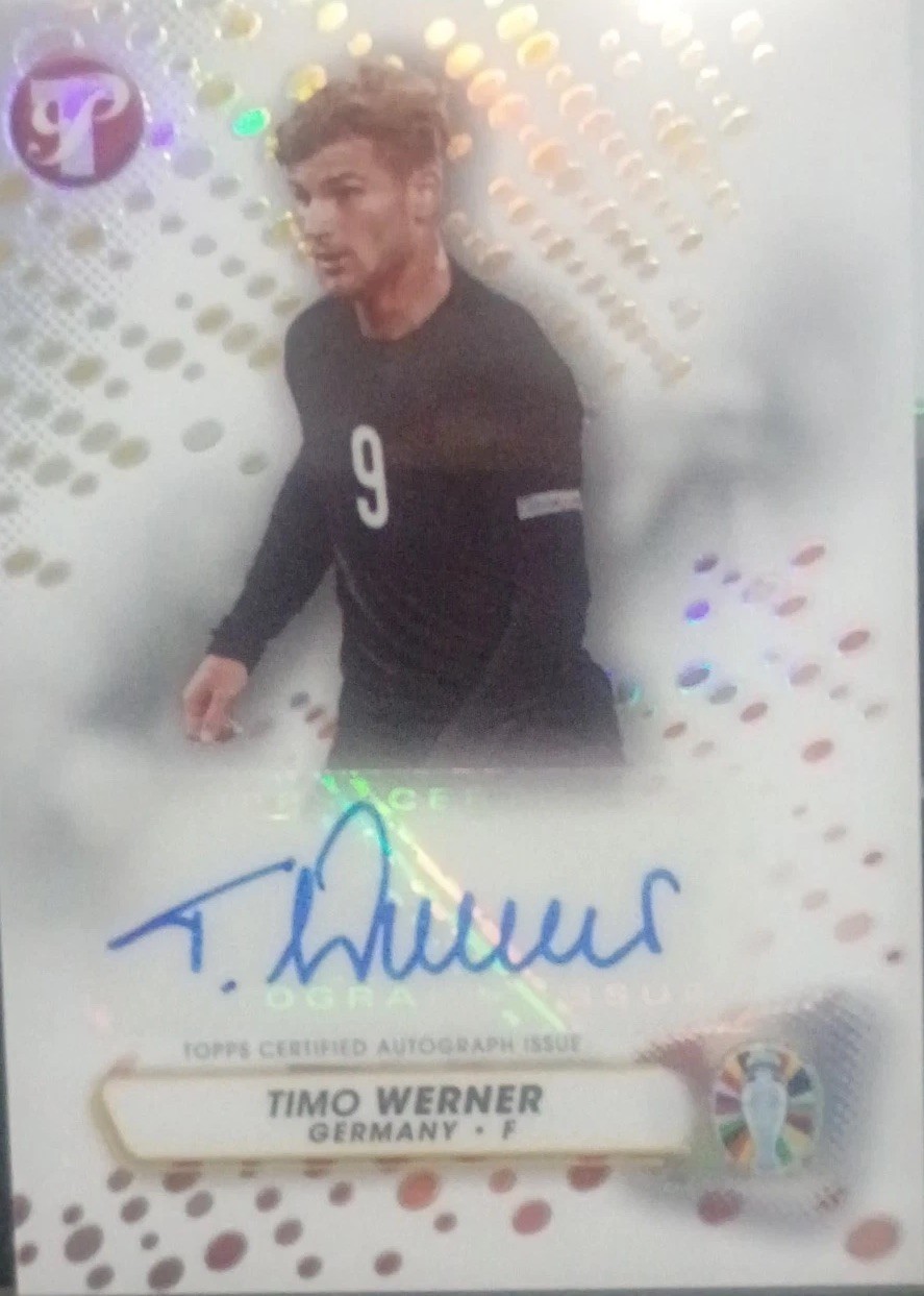 Timo Werner #PA-TW 2023 Pristine Road to UEFA Euro 2024 Autographs Germany FS-1