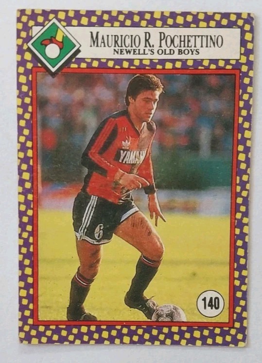 1993 Cromy Argentina Mauricio Pochettino Rookie Sticker #140 Newell’s – USA Team