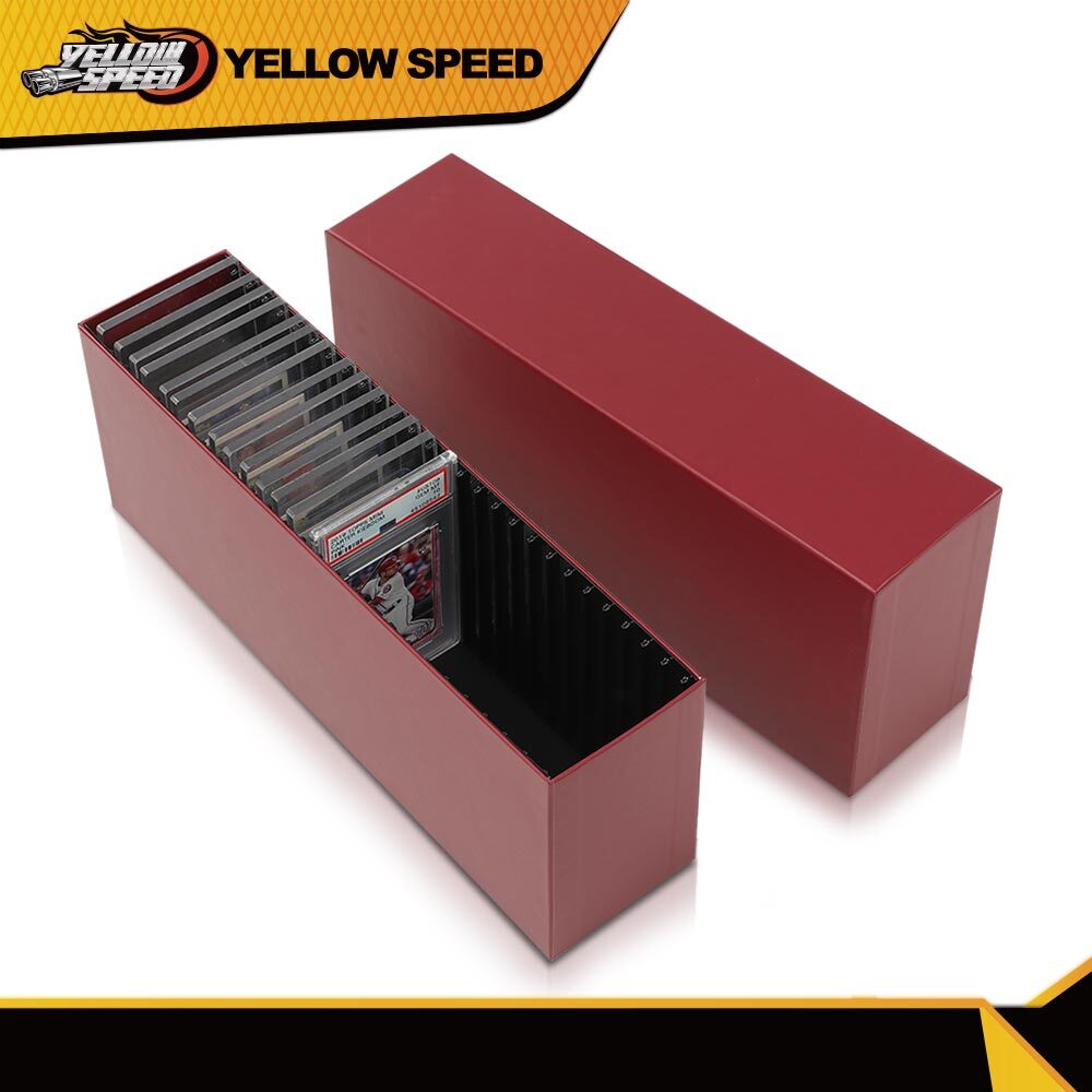 Slotted Graded Card Box For PSA Certified Slabs Storage Case MTG Pokemon