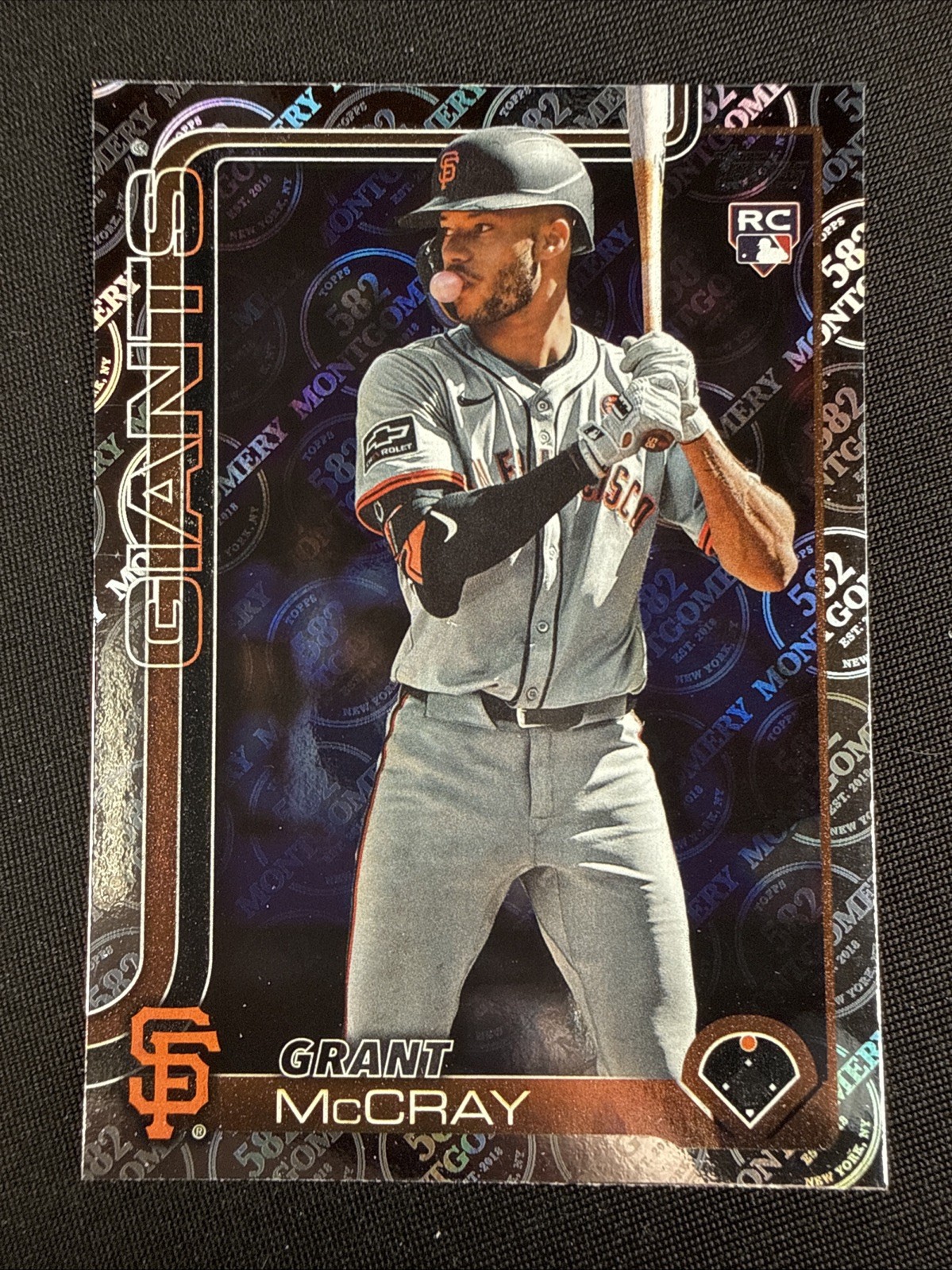 Grant Mccray Rookie Card RC 2025 Topps 582 Montgomery Club Foil #213
