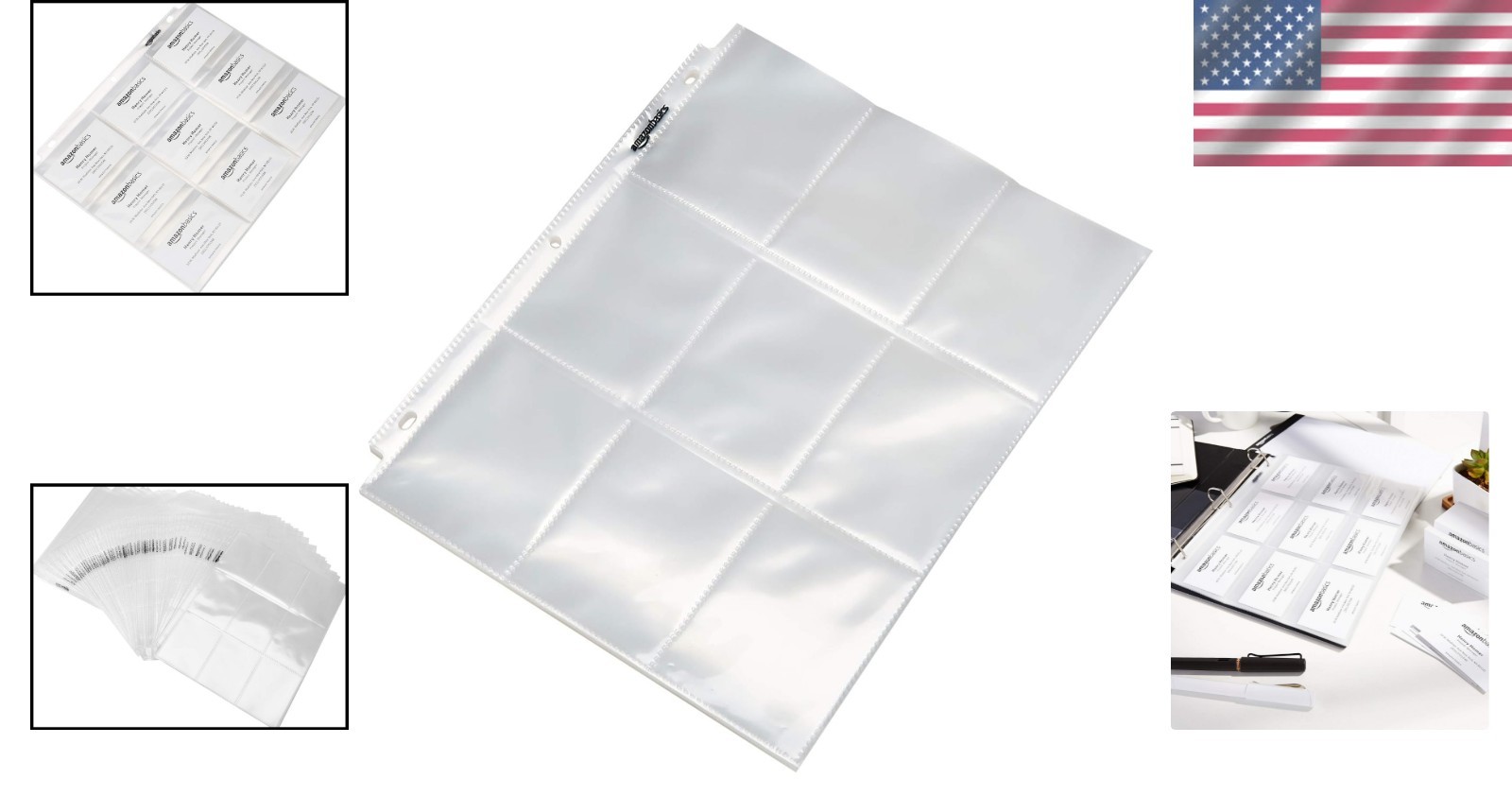 500-Pack 9-Pocket Trading Card Protectors for Binders – Acid-Free Clear Sleeves