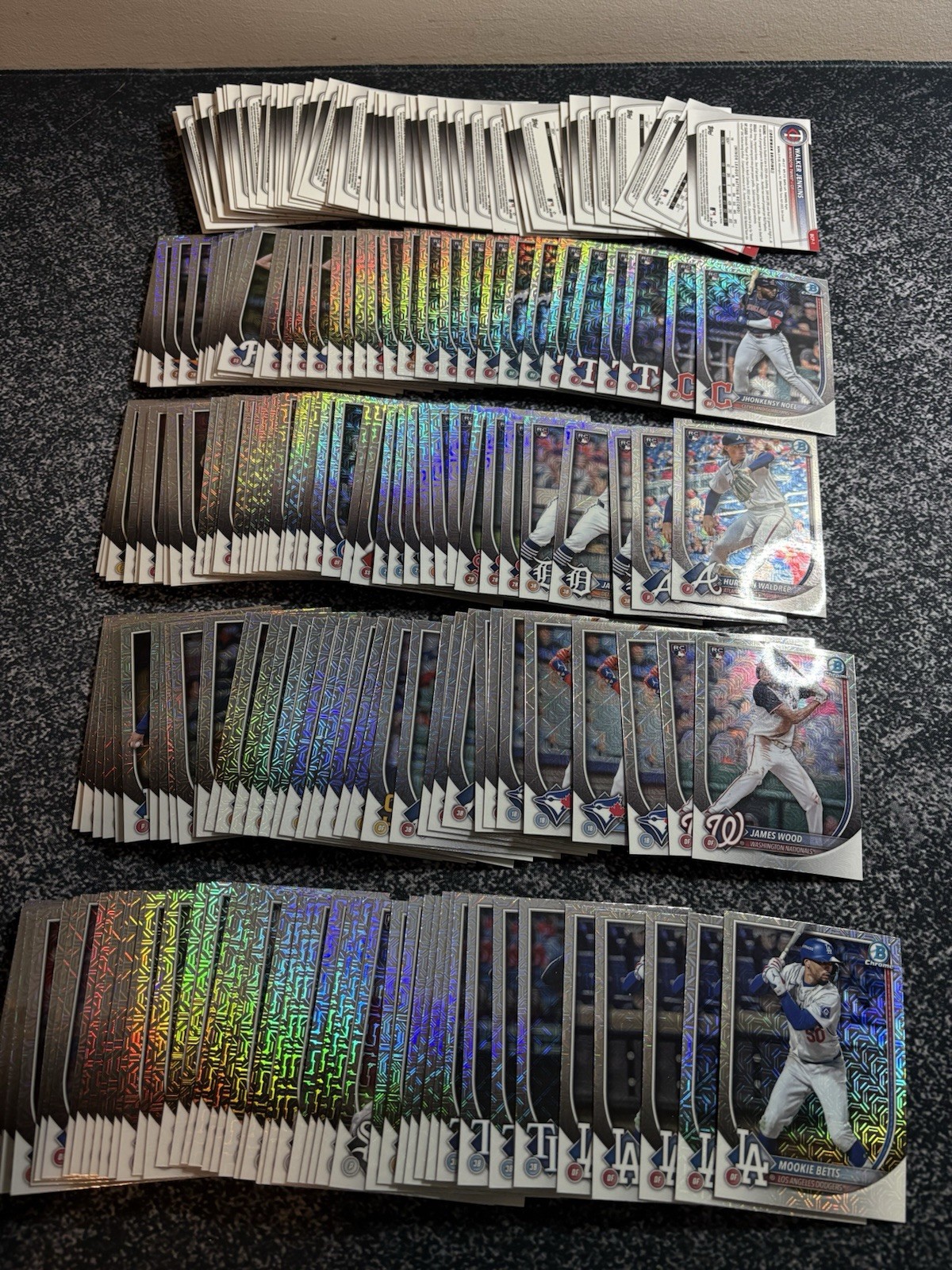 2025 Bowman Chrome Mojo Ref.1-100&bcp-1-bcp-150,4 CARD MINIMUM, 20%off free ship