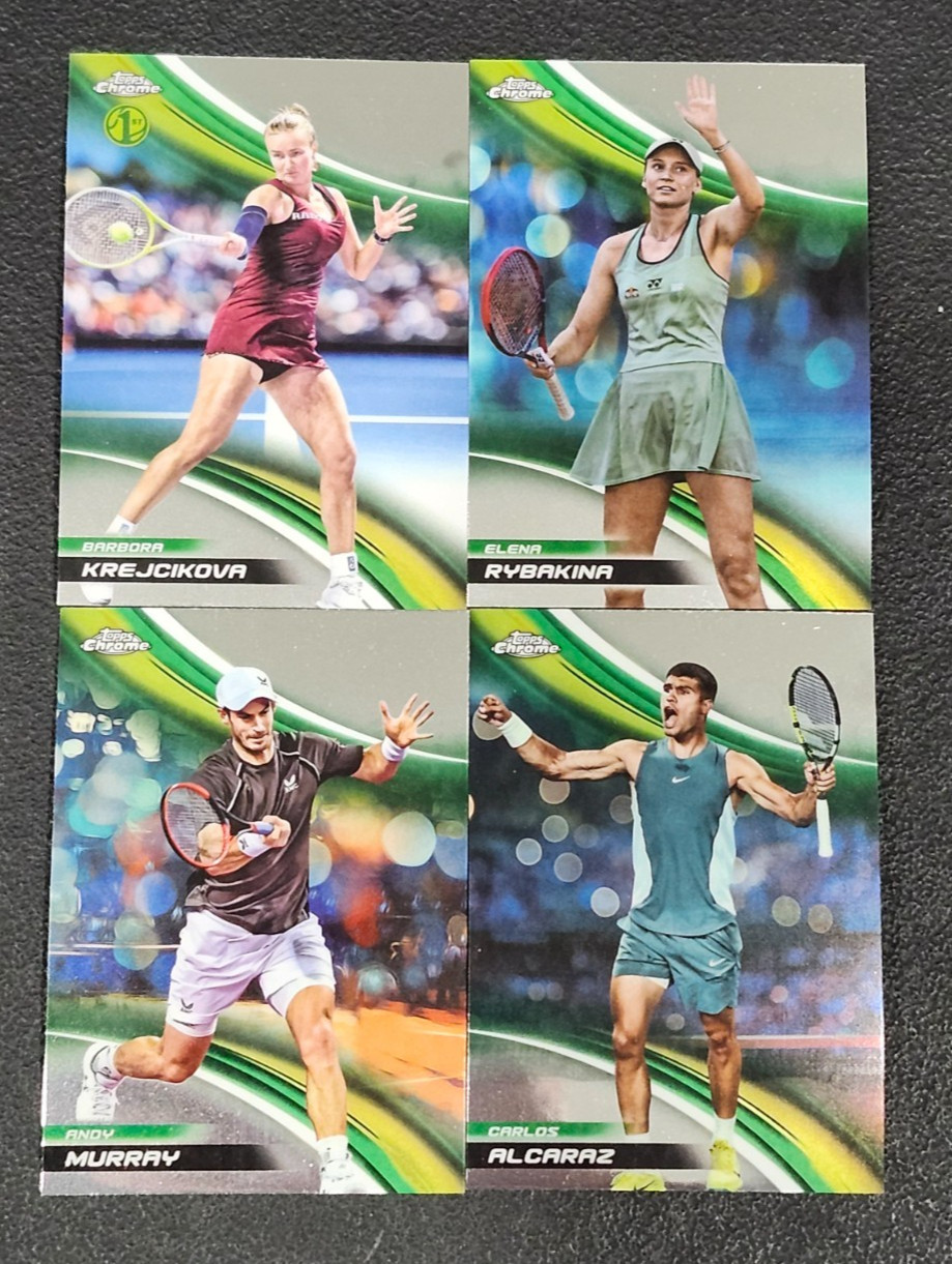 2025 Topps Chrome Tennis BASE 1-200 You Pick – 2 Card Minimum