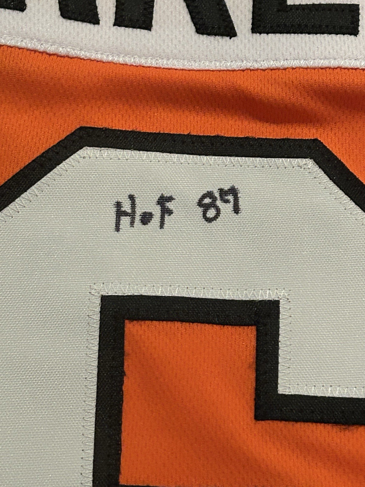 Bob Bobby Clarke Signed STAT Jersey JSA COA Philadelphia Flyers (3) Inscriptions