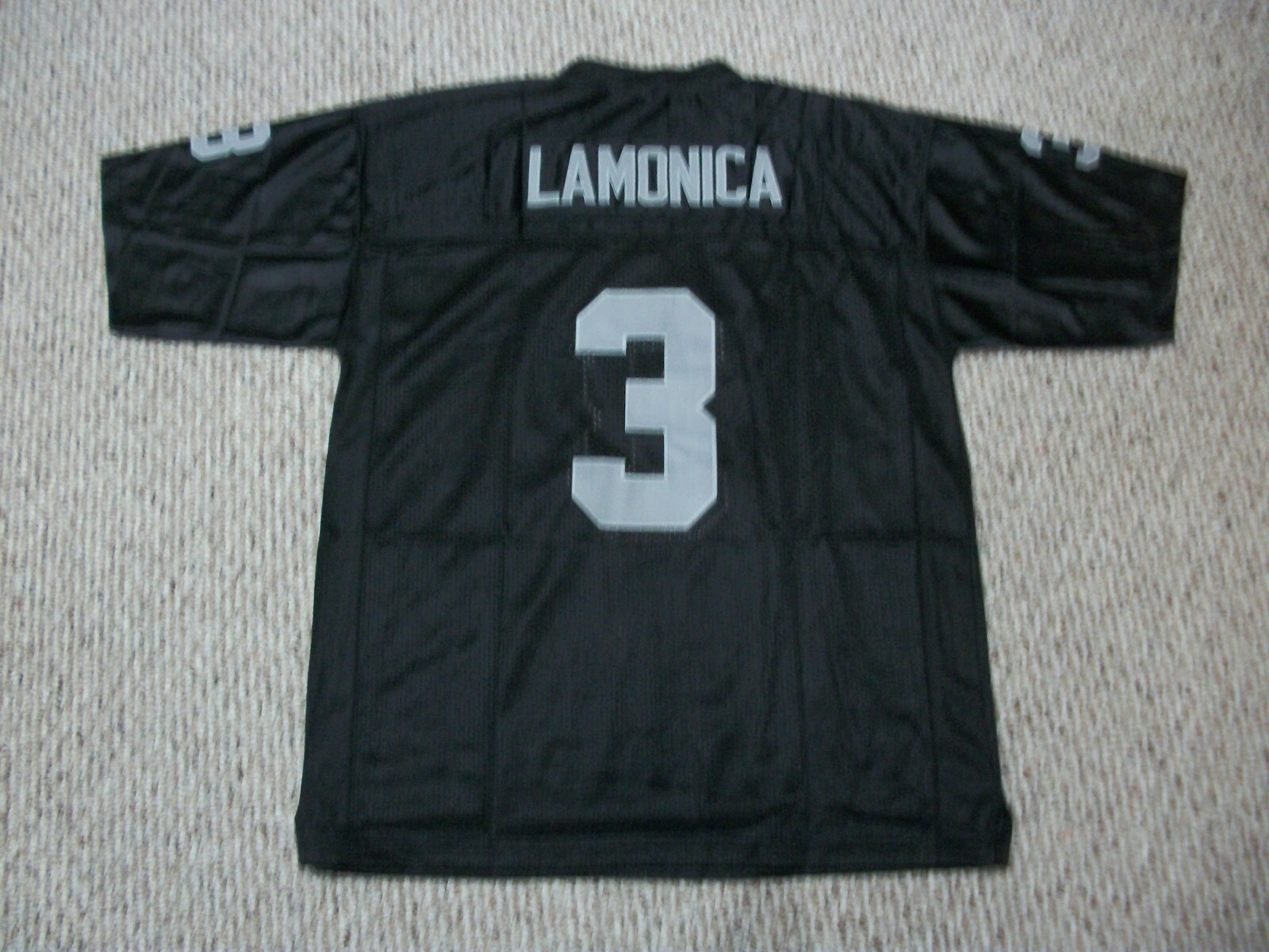 DARYLE LAMONICA Unsigned Custom Oakland/LA Black New Football Jersey Sze S-3XL