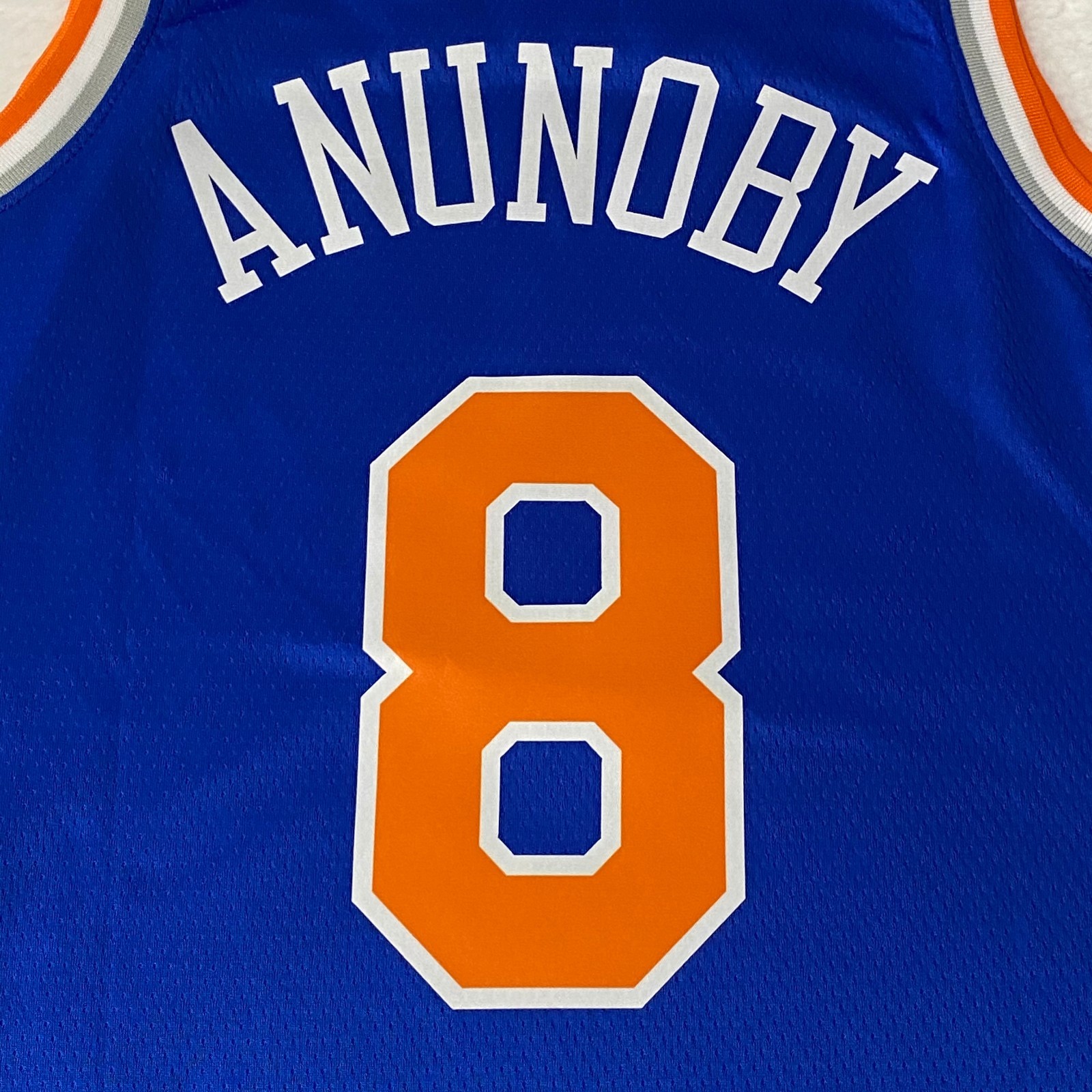 OG Anunoby #8 Heat-pressed Blue Jersey, Sizes S-XXL