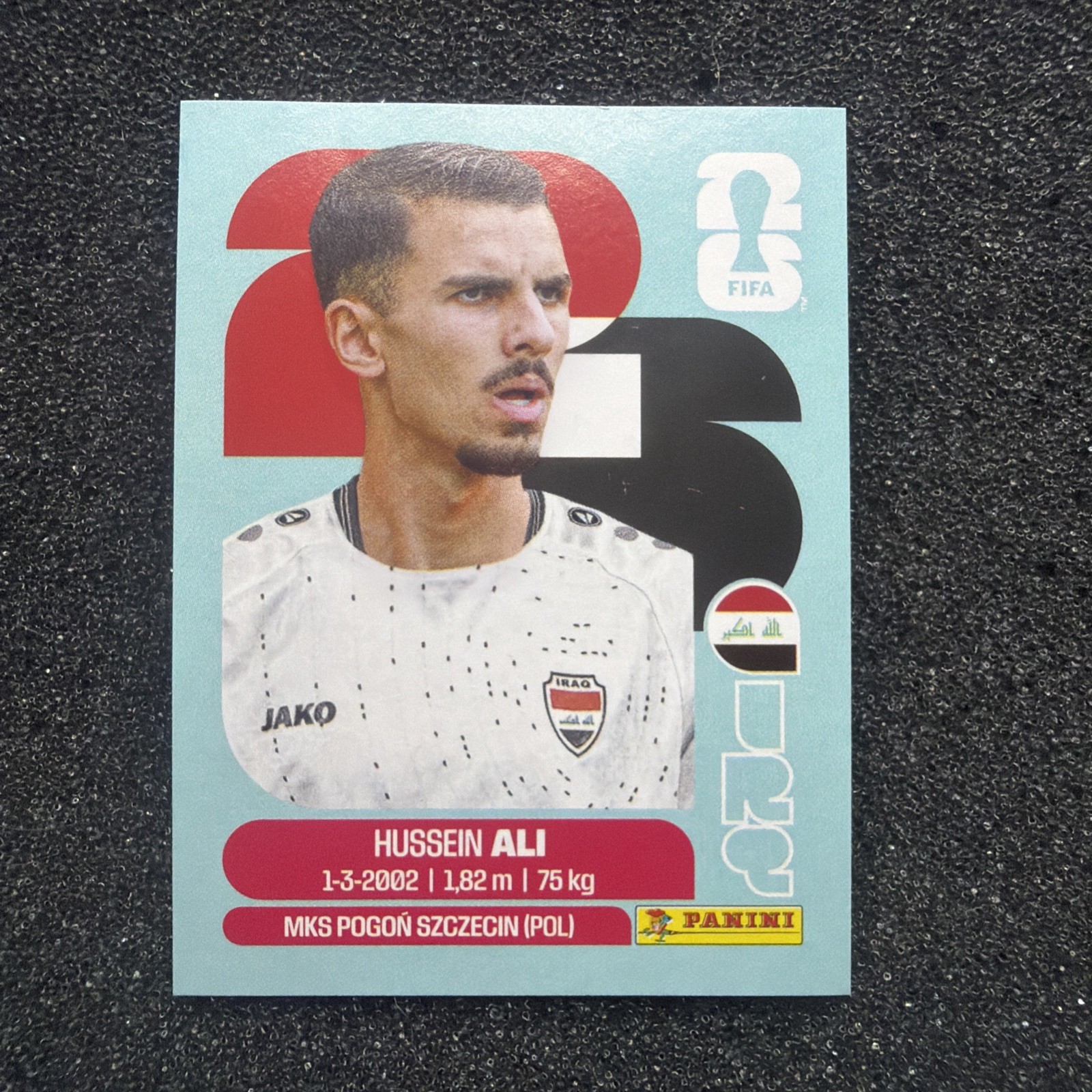 Panini World Cup 2026 – # IRQ 4 – HUSSEIN ALI – Iraq