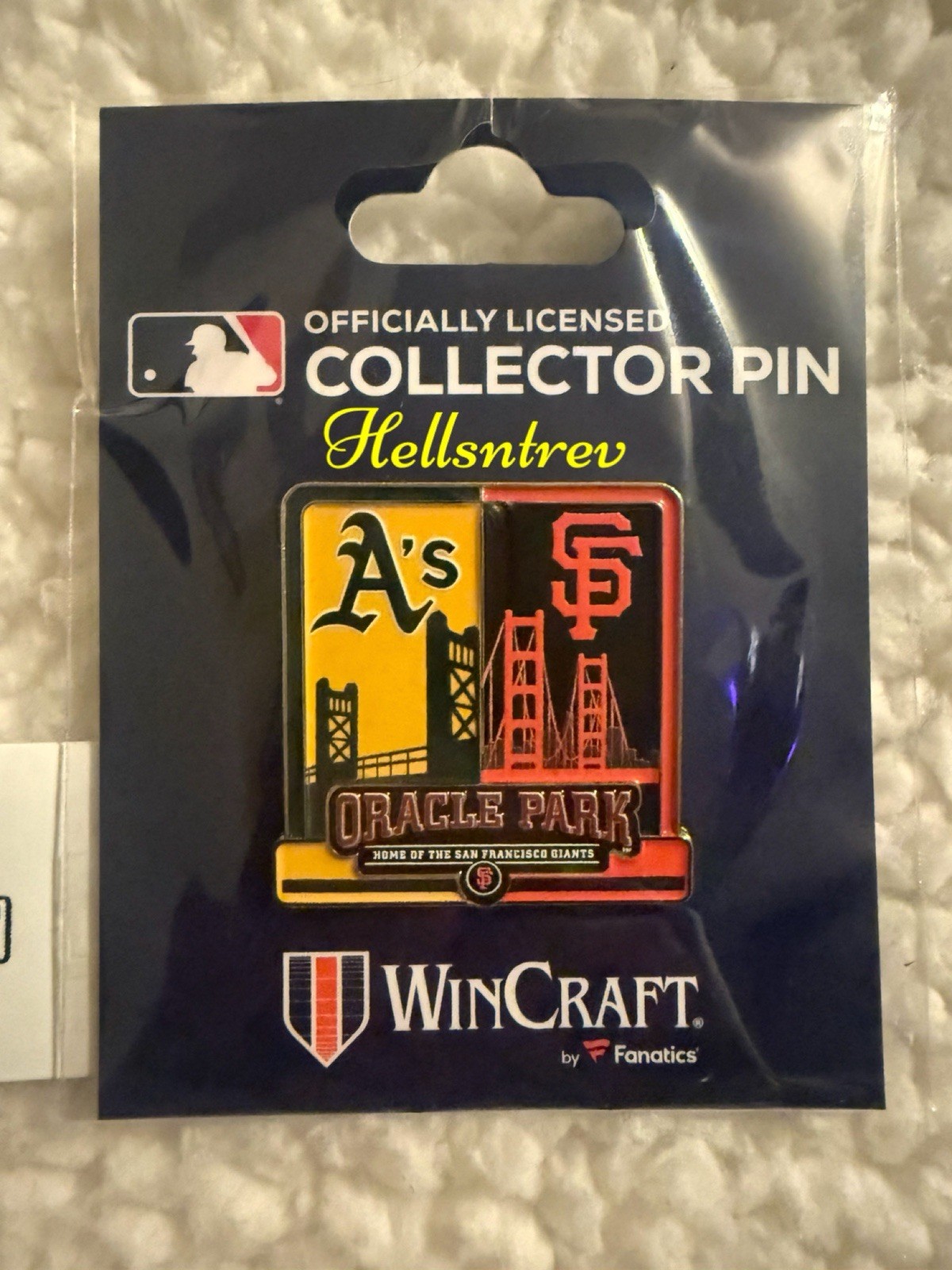 San Francisco GIants Sacramento/Oakland Athletics Rivalry PIN
