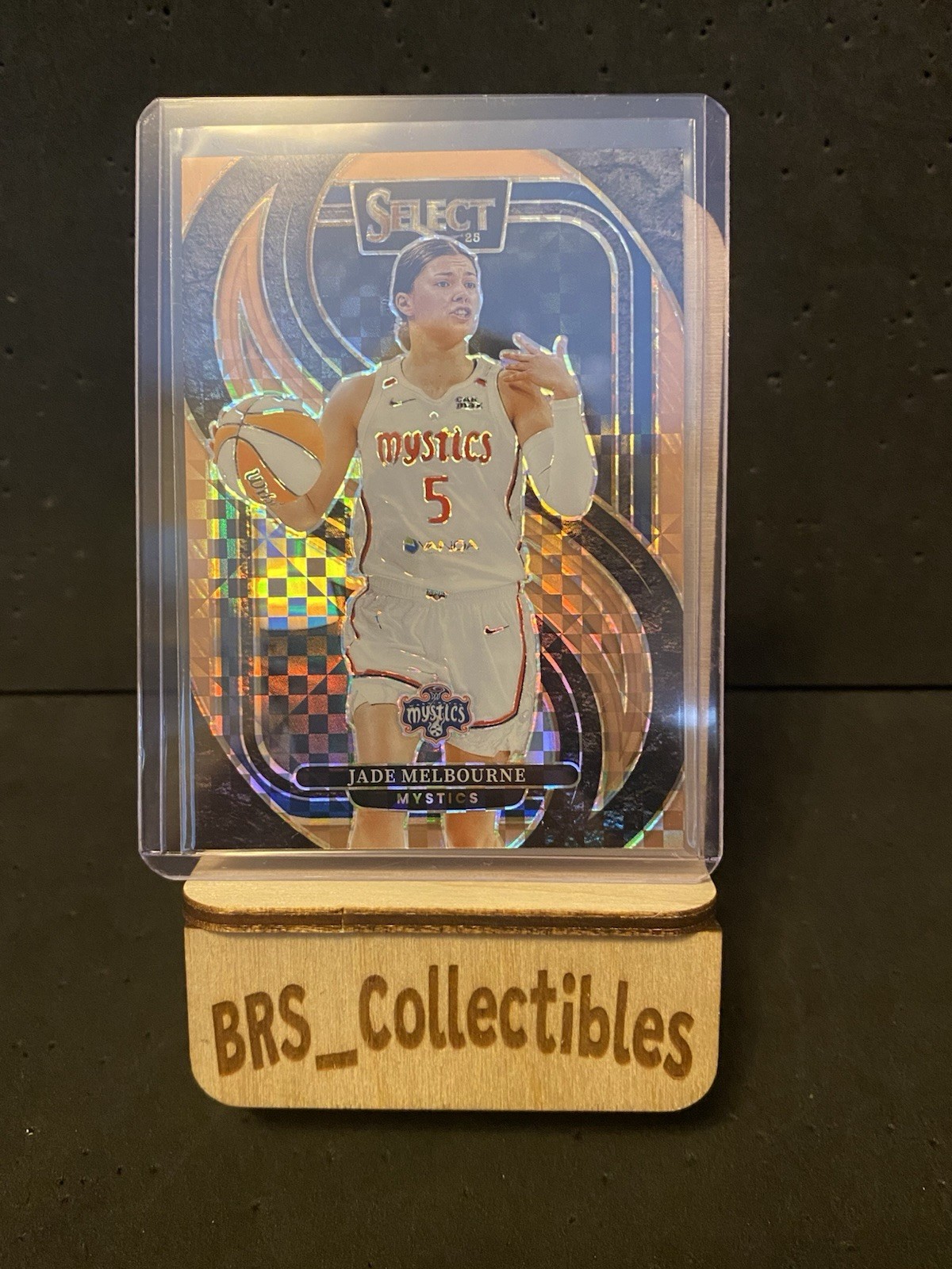 2025 Panini Select WNBA #3 JADE MELBOURNE BRONZE CHECKER /49 Mystics