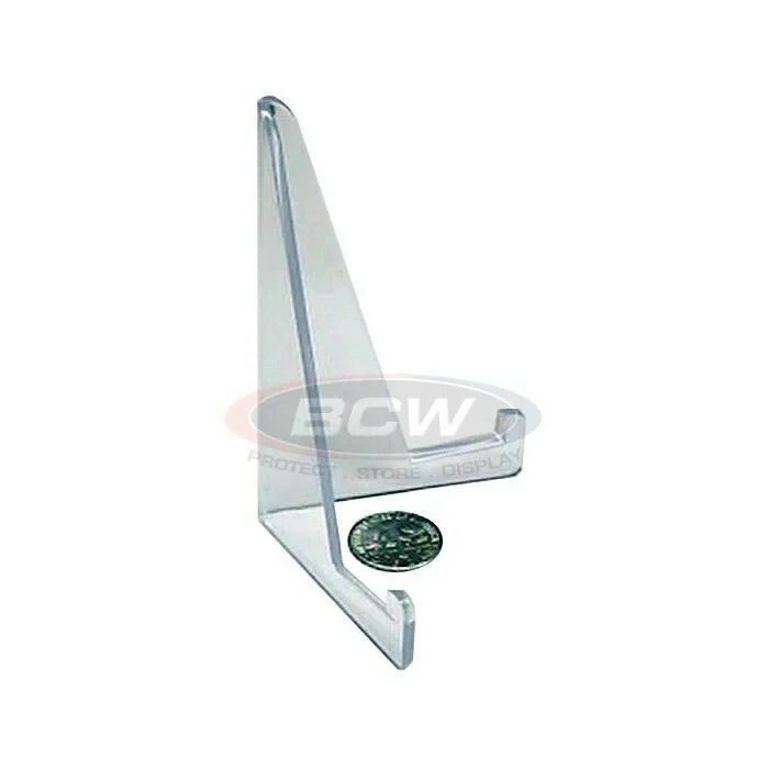 One (1) Clear Display Stand Baseball Football Magic Pokemon Cards BCW 1Stand3