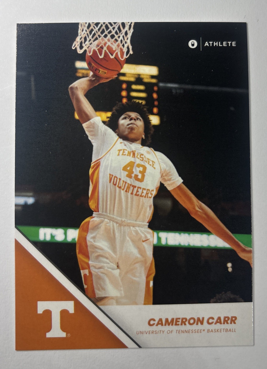 Cameron Carr First Card 2024 Tennessee Volunteers – Los Angeles Lakers Rookie