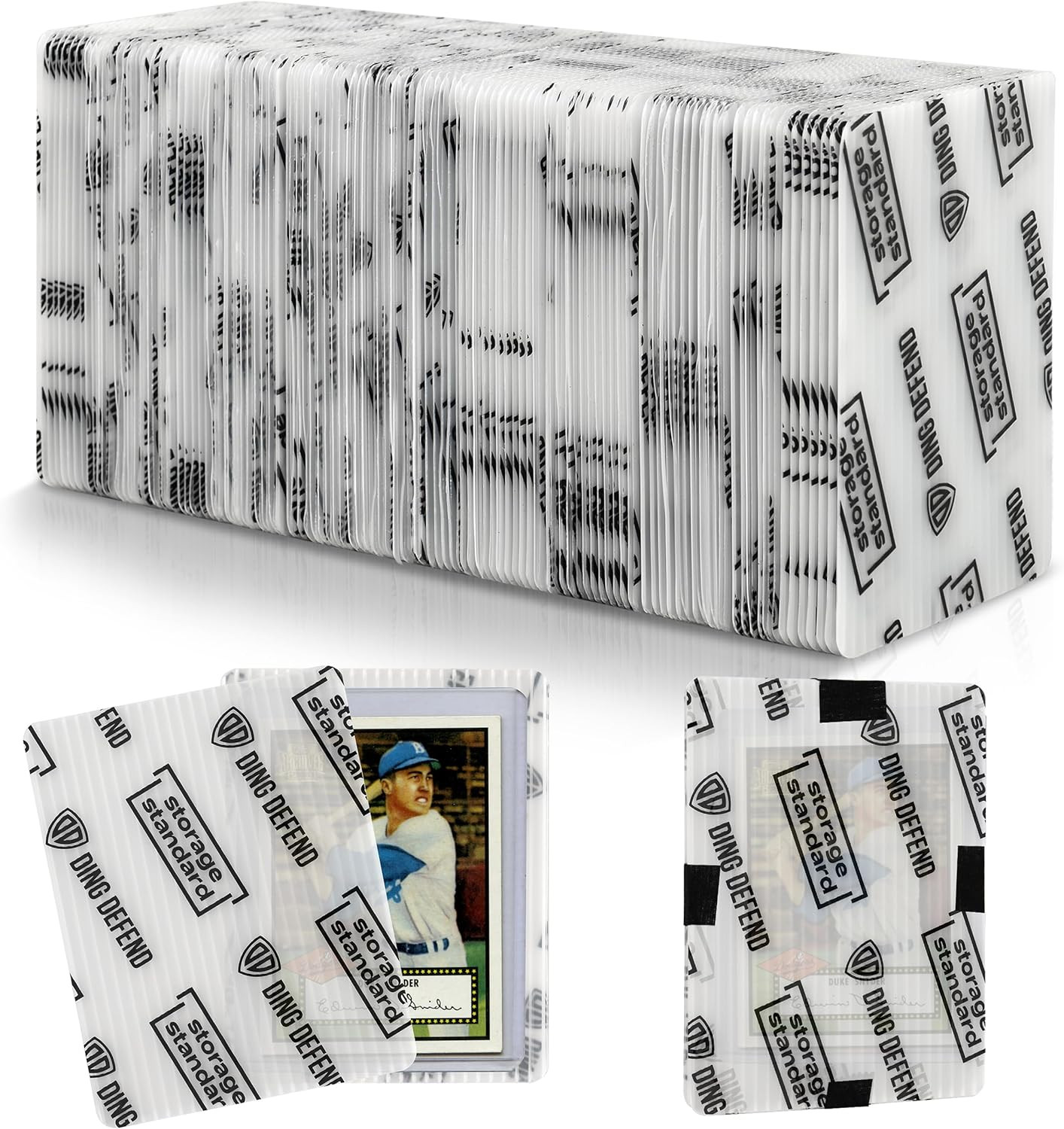 Trading Card Shipping Protectors – Premium Ultra Strong Plastic Inserts – 110 P