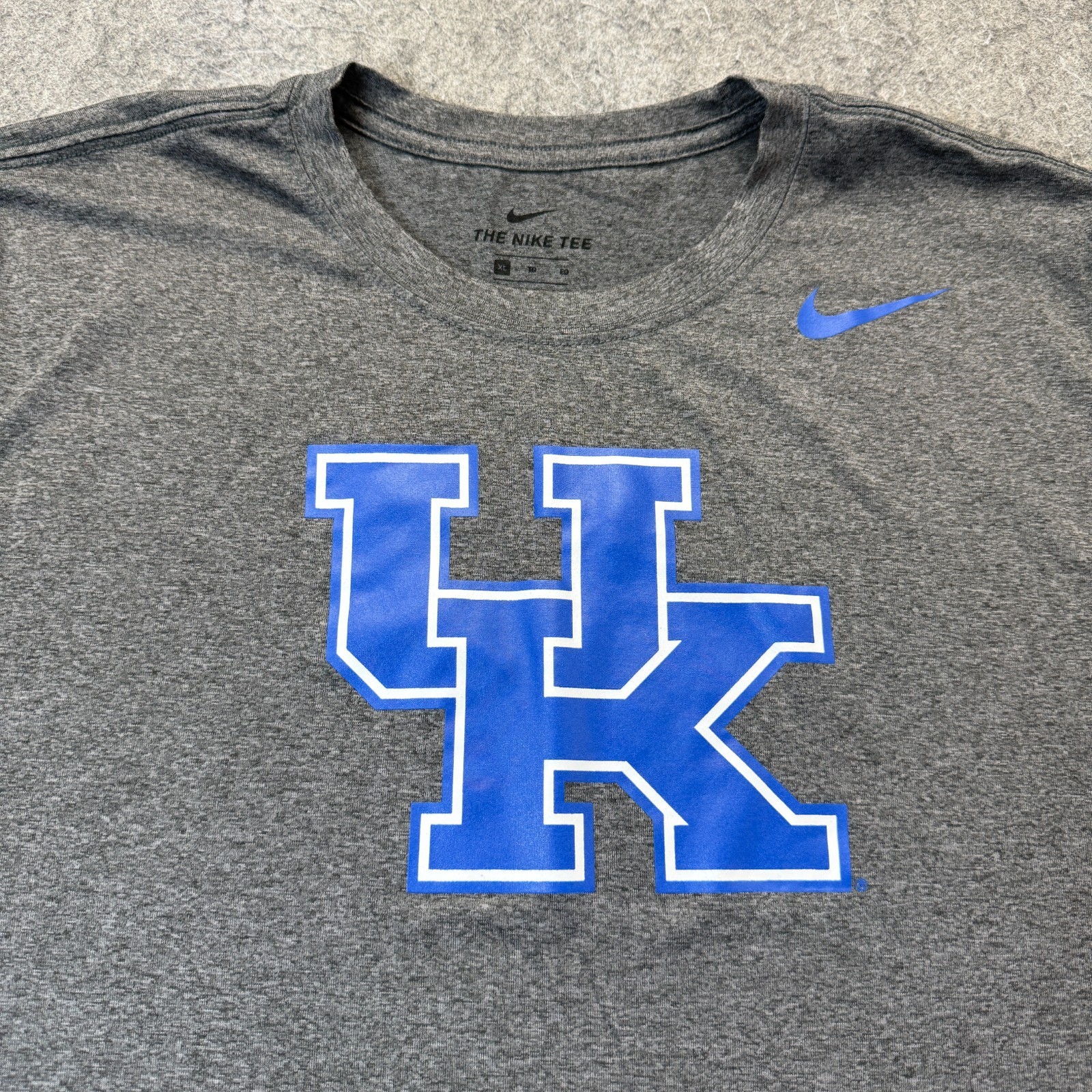 Kentucky Wildcats Nike Performance Shirt Men XL Gray DRI-FIT Short Sleeve Crew