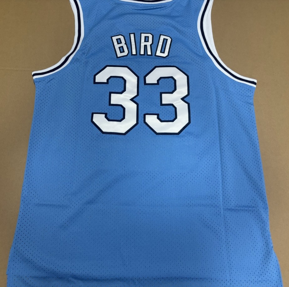 Larry Bird #33 Indiana State College Basketball Jersey All Stitched S-3XL