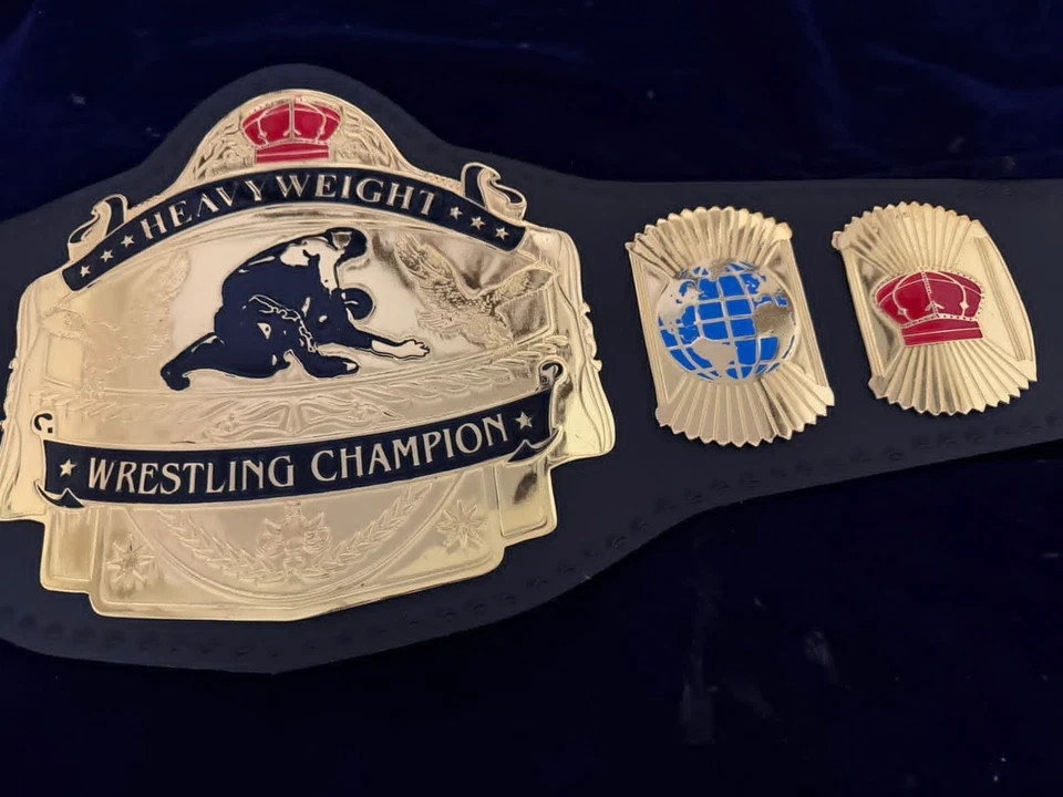 Customized Heavyweight Wrestling Championship Belt Adult Size 2mm Adult Size