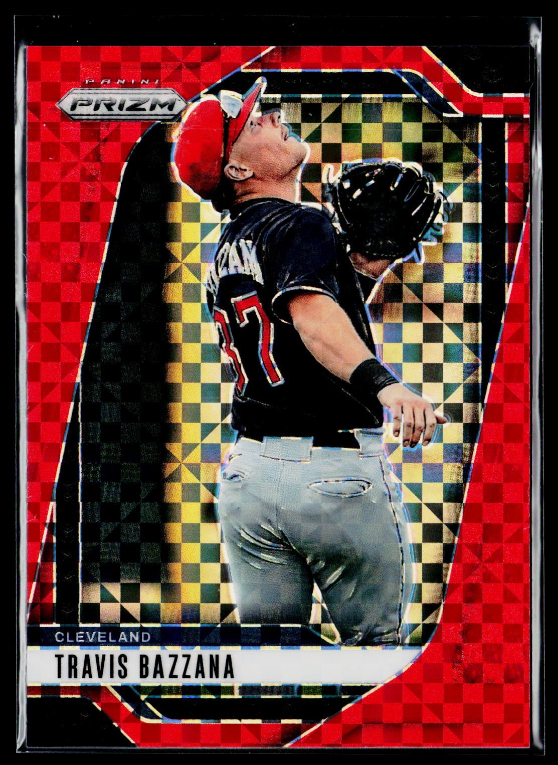 2025 Panini Prizm Travis Bazzana Red Power Prizms #29 #/99 SN