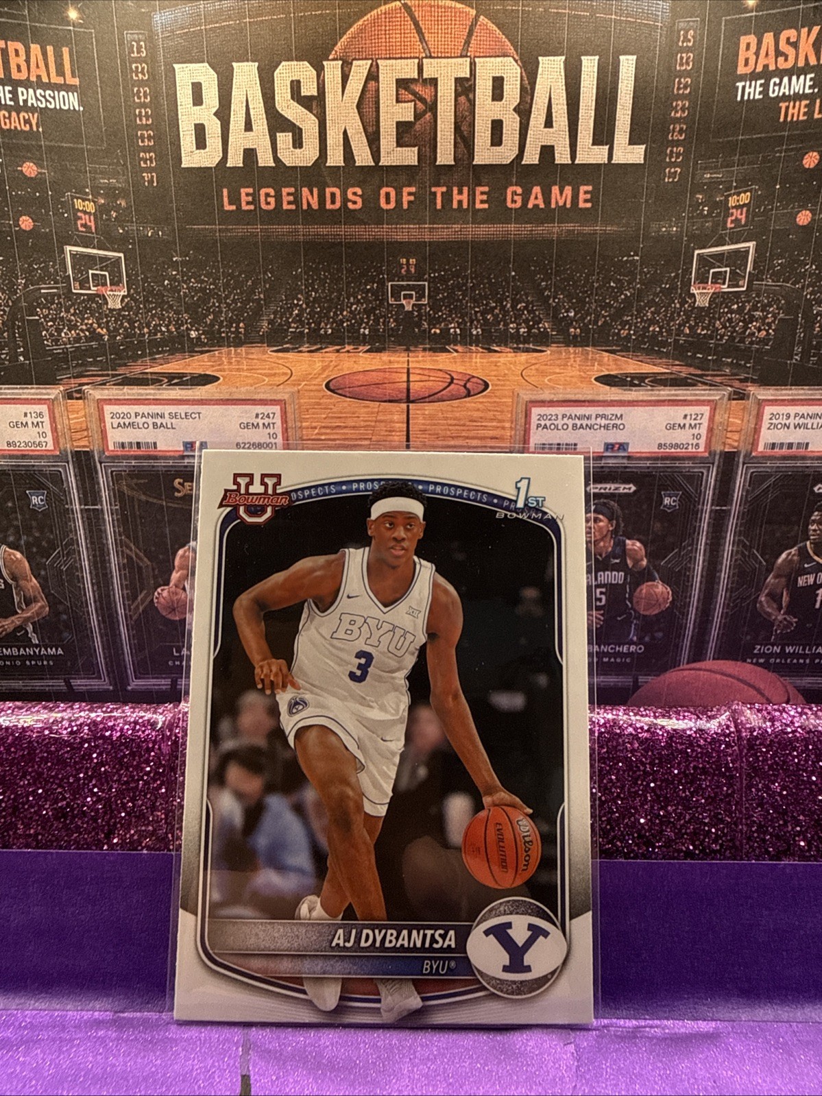 AJ Dybantsa 1st Bowman: 2025-26 Bowman Basketball -Base -BYU #BPP-1