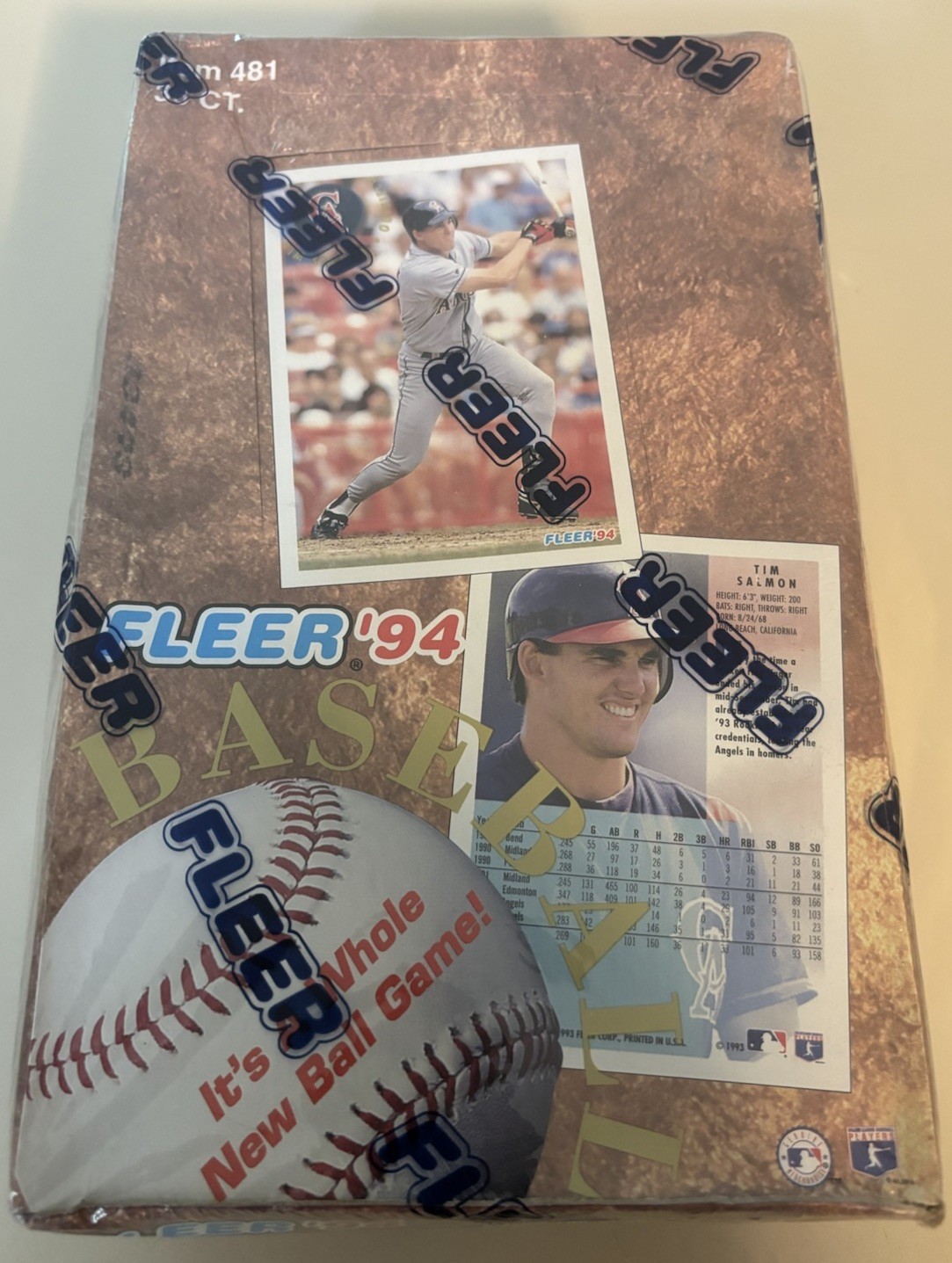 Fleer 1994 baseball factory sealed box 36 packs 720 Cards