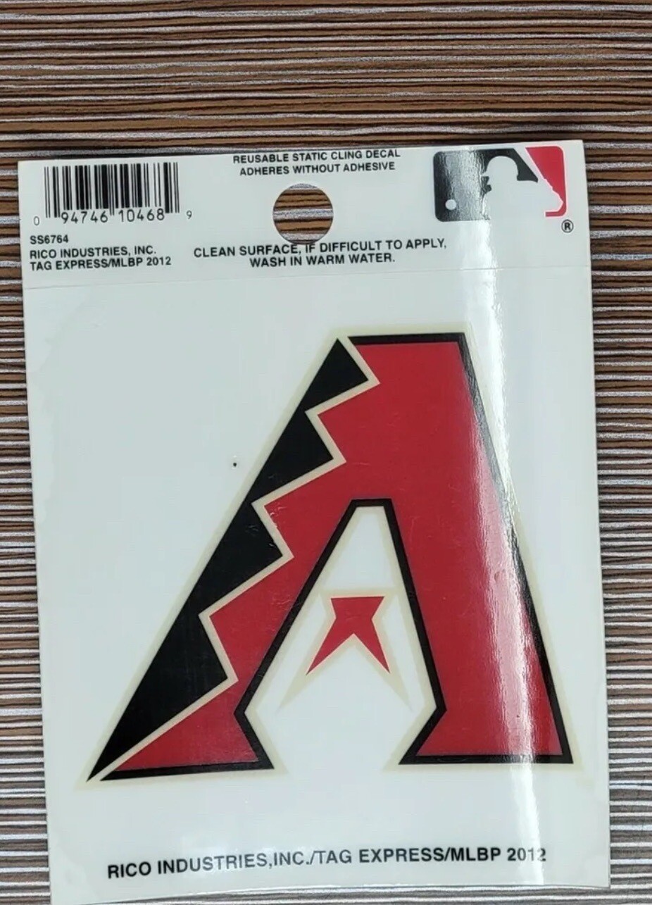 MLB Arizona Diamondbacks 3.5 x 4.5 inch Decal Reusable Sticker