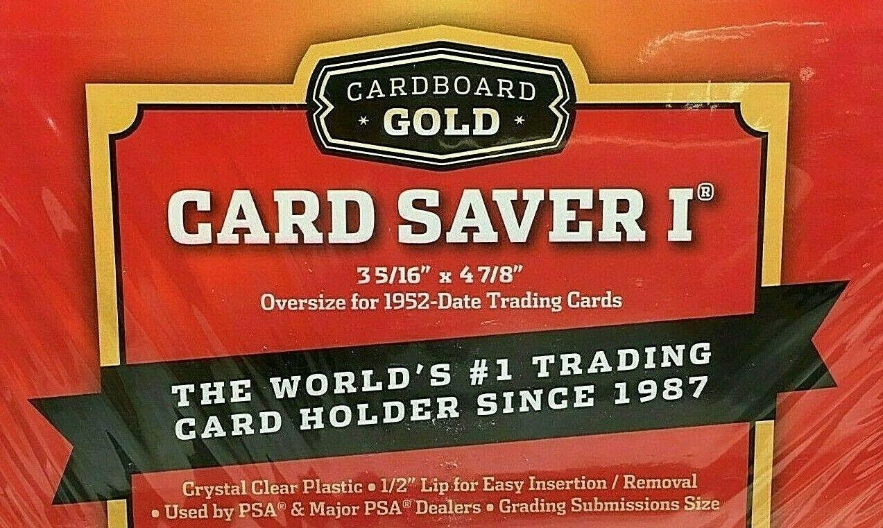 Cardboard Gold PSA BGS Grading Graded Card Saver 1 – 10 Ct Holders New FREE SHIP