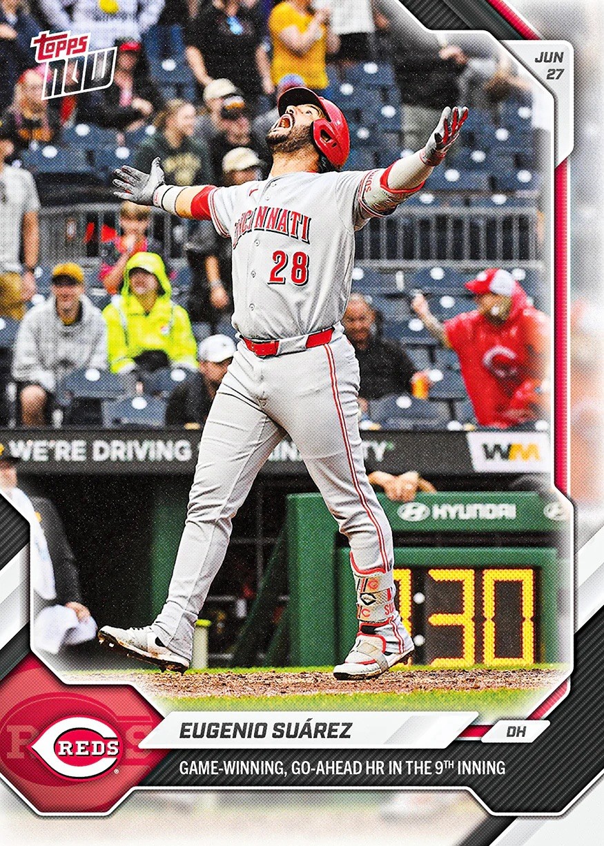 Eugenio Suarez – Game Winning 9th Inning HR – 2026 MLB Topps NOW #384 PRESALE