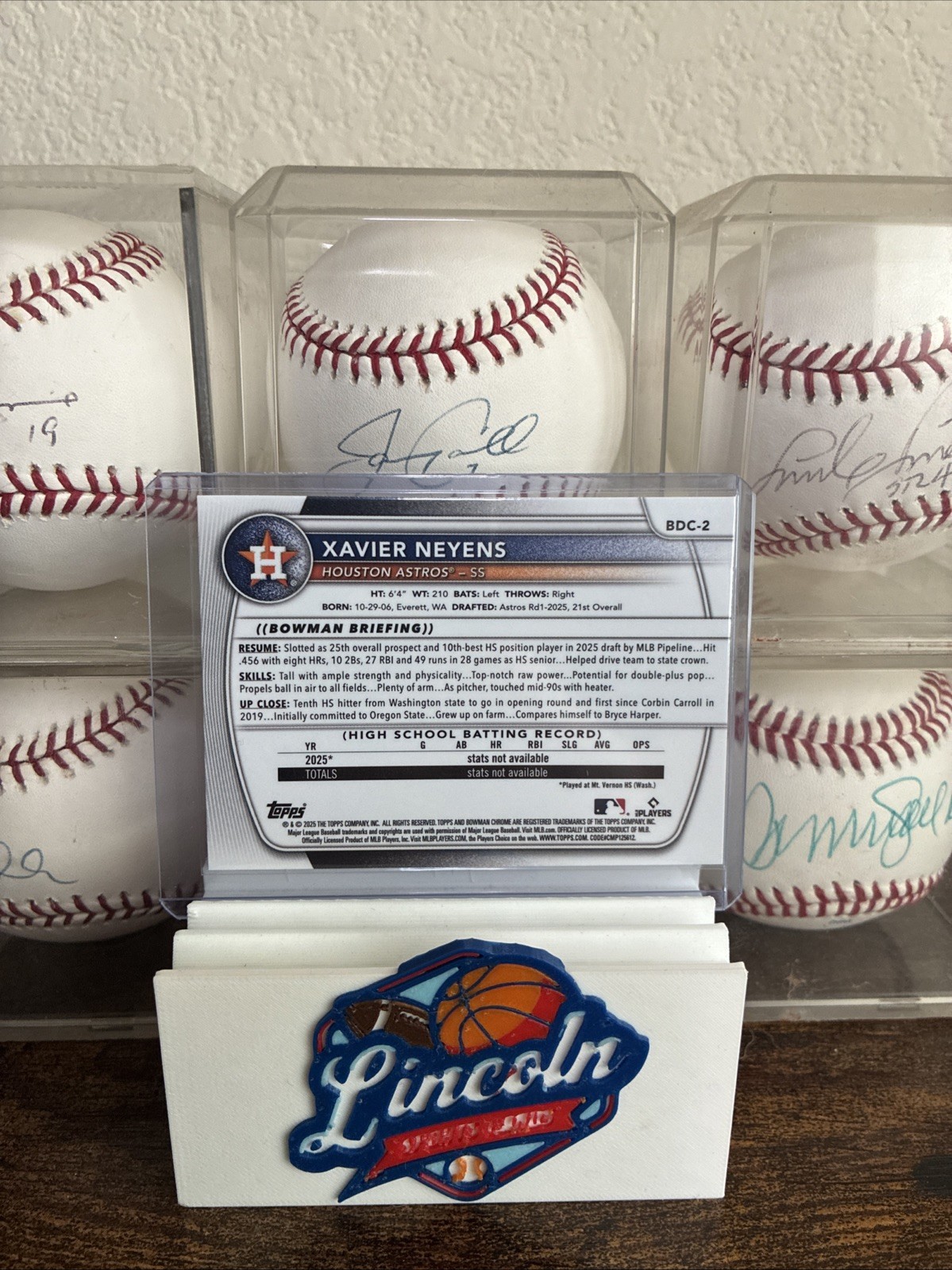 2025 Bowman Draft – Chrome Xavier Neyens #BDC-2 (RC)