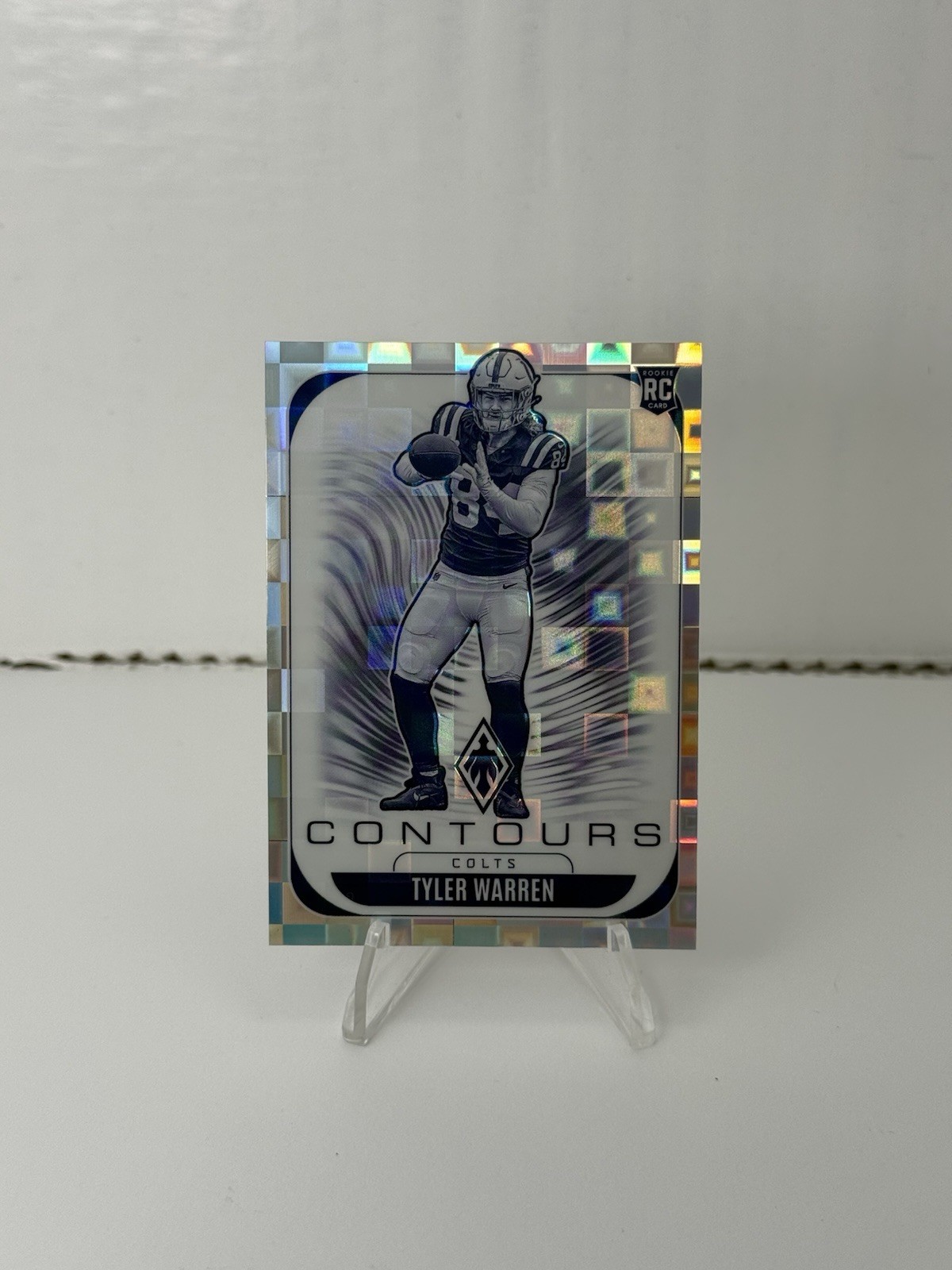 2025 Panini Phoenix – Contours Tyler Warren #14 Silver Pandora /249 (RC)