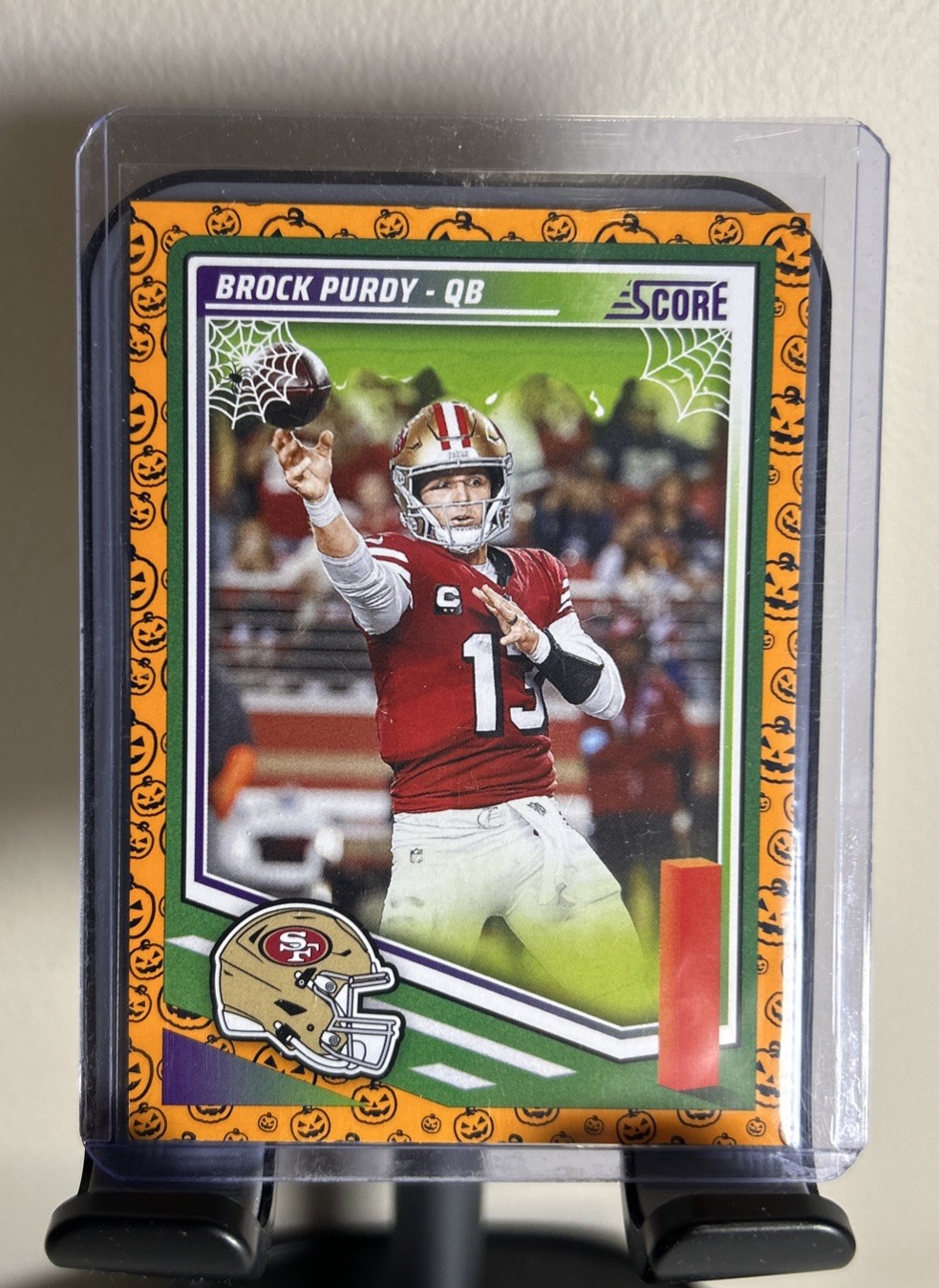 2025 Score – Brock Purdy #47 Pumpkin 49ers
