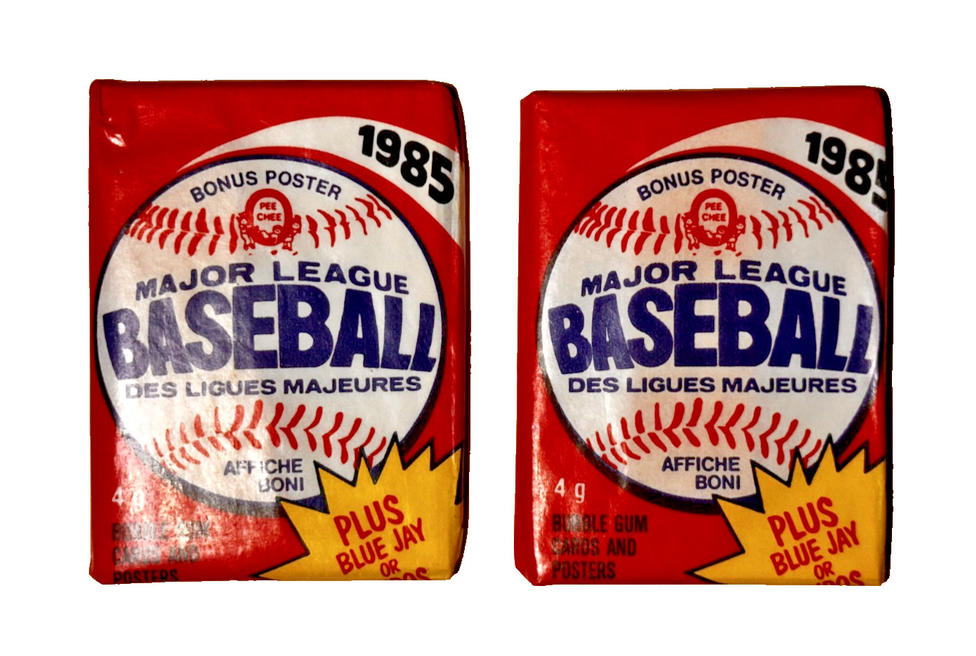 1985 Topps O‑Pee‑Chee Baseball Wax Pack – Unopened Vintage Canada Low Print Run