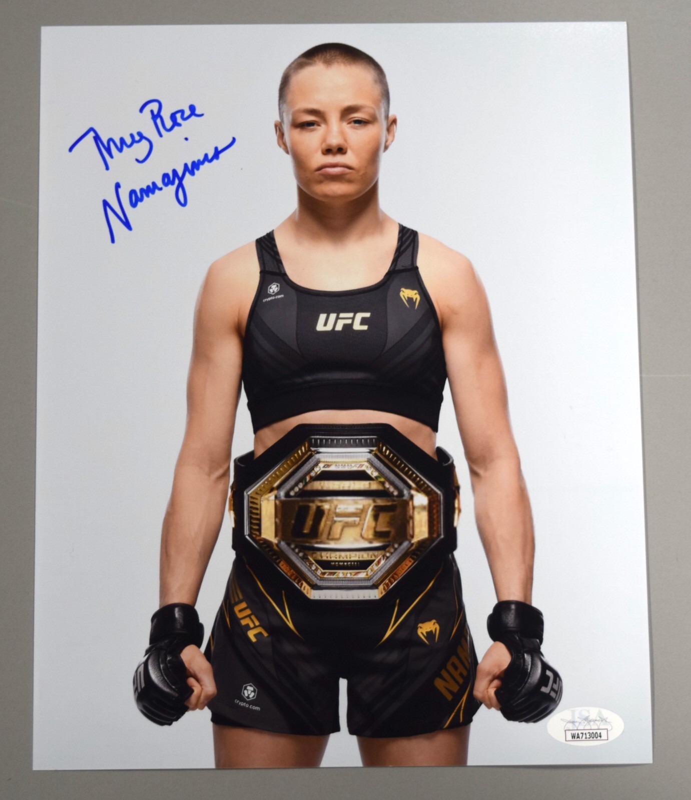 Thug Rose Namajunas Signed 8×10 Photo Autograph UFC JSA HOLOGRAM (Image #10)