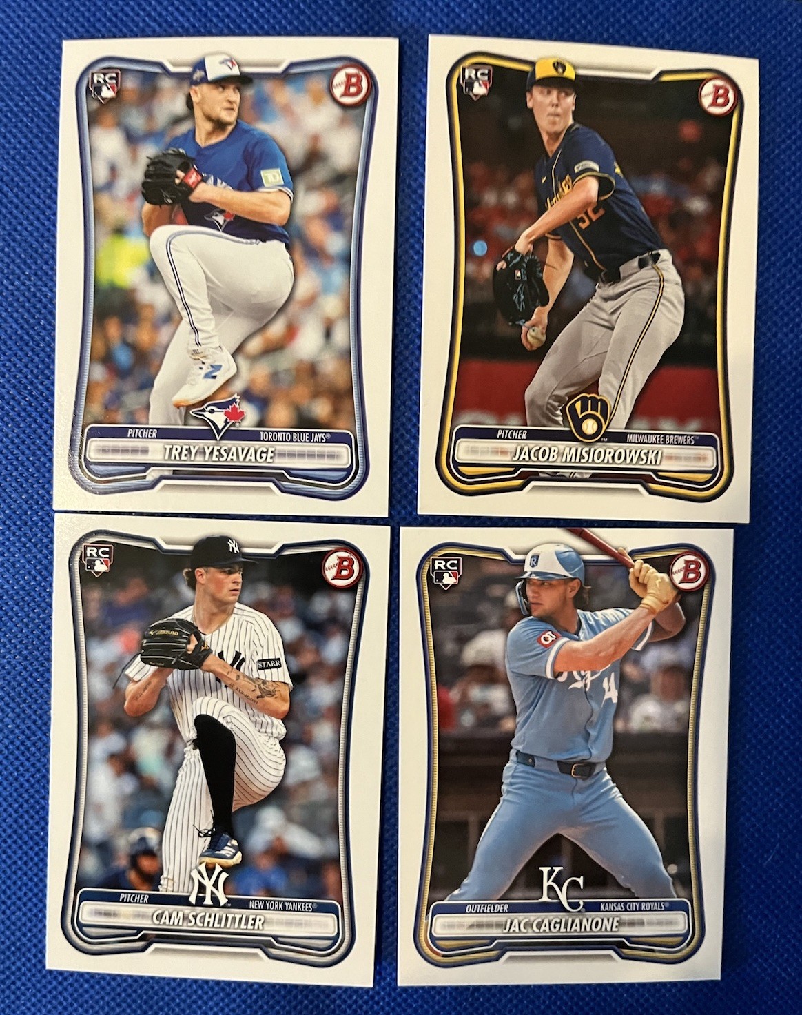 2026 Bowman Baseball Complete Base Set #1-100 Rookies, Young Stars, & Veterans