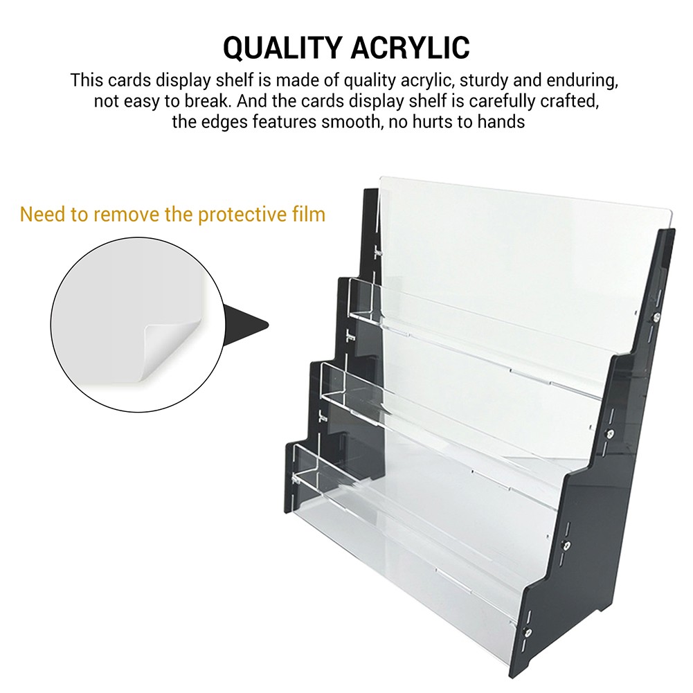 Acrylic Trading Card Display Stand Holder For Sports Baseball Trading Game Card