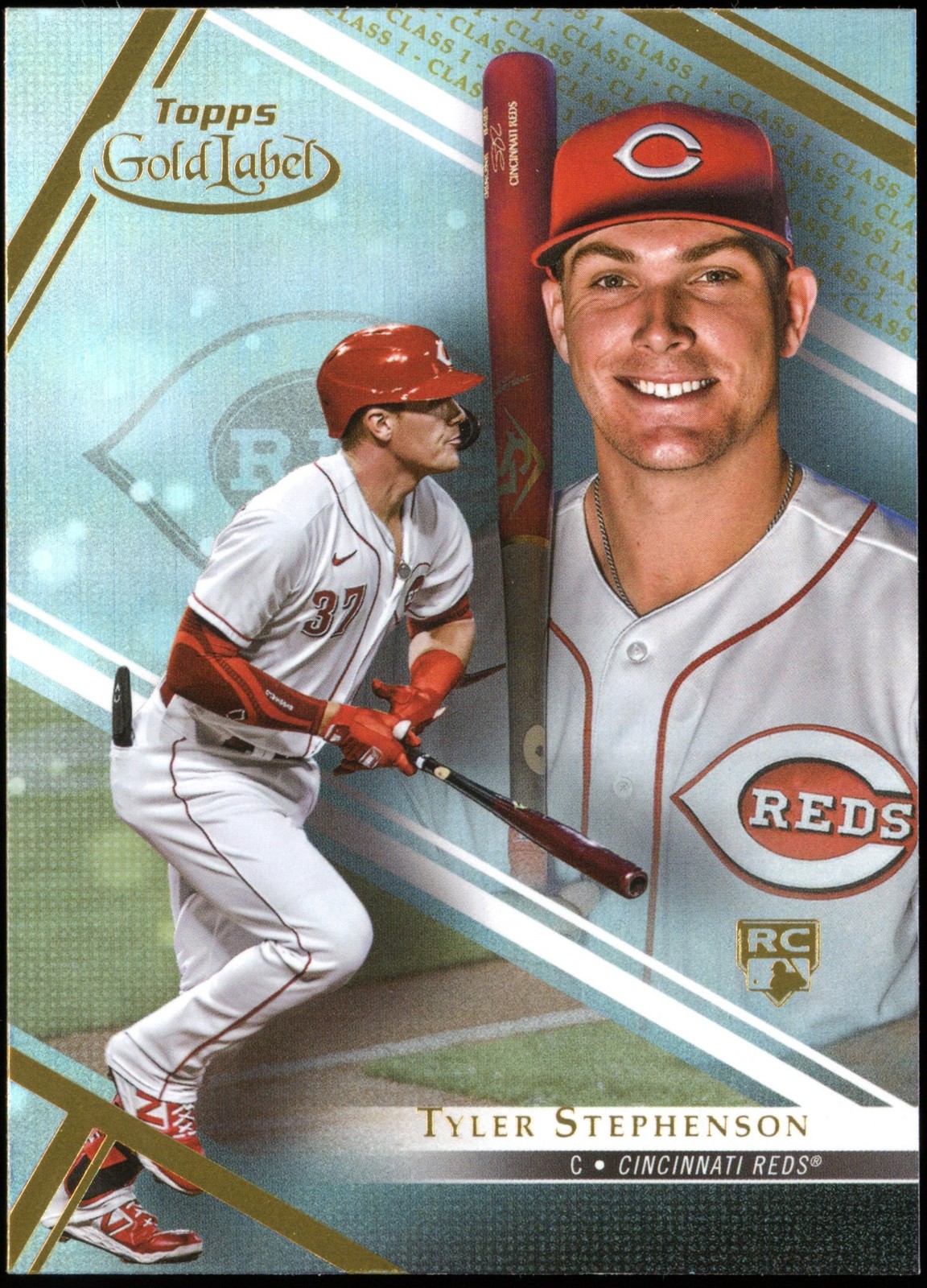 2021 Topps Gold Label Tyler Stephenson #20 Rookie Card