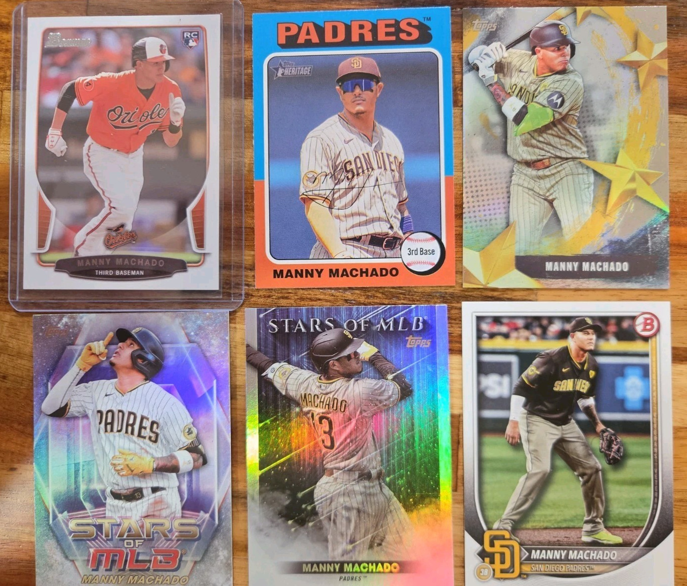 11 Manny Machado Rookie, XFRACTOR, Refractors, Inserts