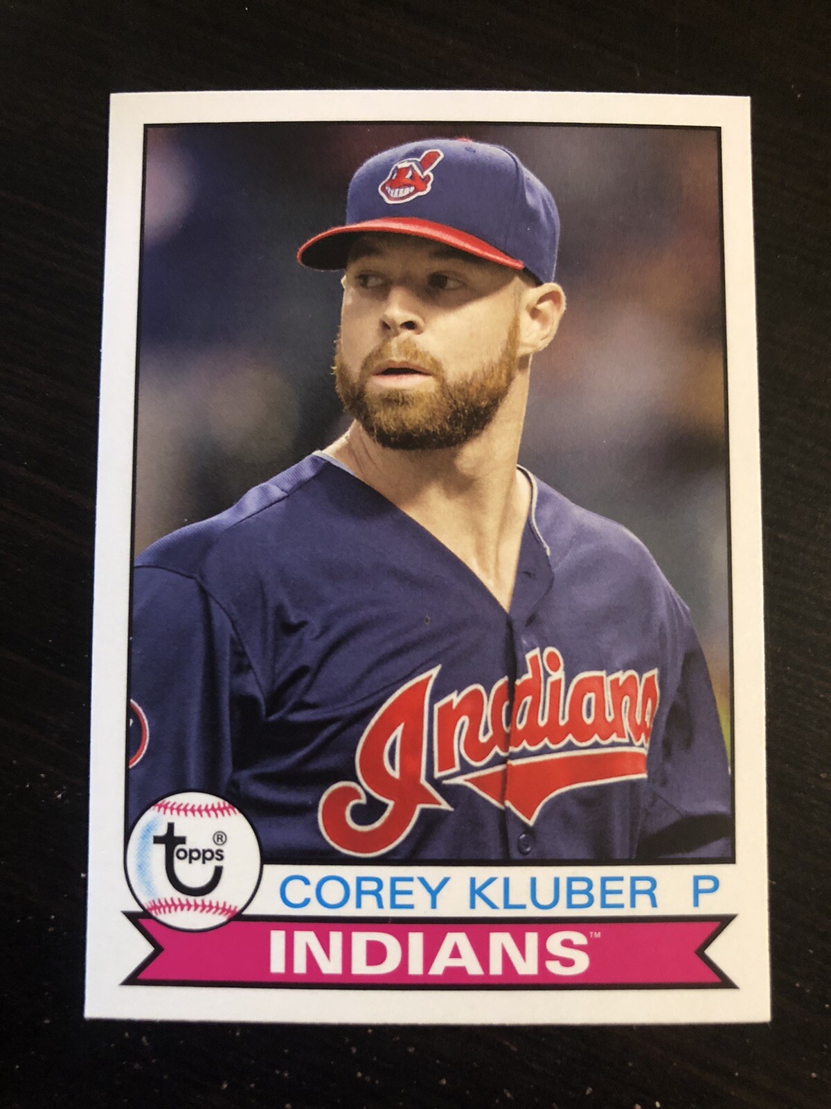 Corey Kluber 2016 Topps Archives 1979 Design #107 Cleveland Indians