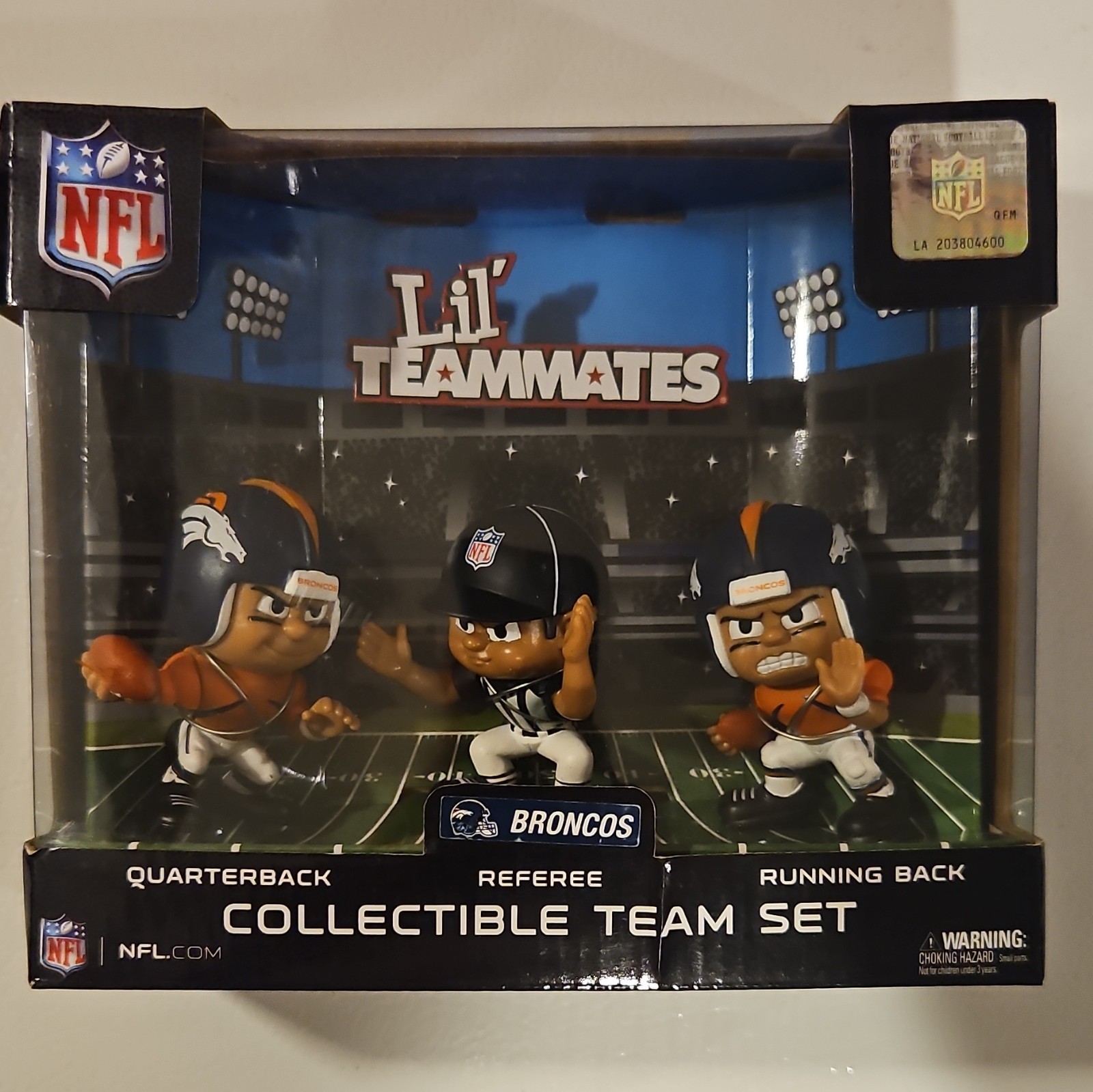 Party Animal Toys NFL Denver Broncos Lil’ Teammates Team Set Action Figures