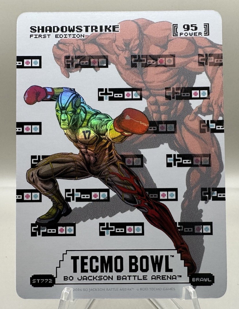 2026 Battle Arena Tecmo Bowl Shadow strike Sore Thumbs Steel 95 #ST772 SSP