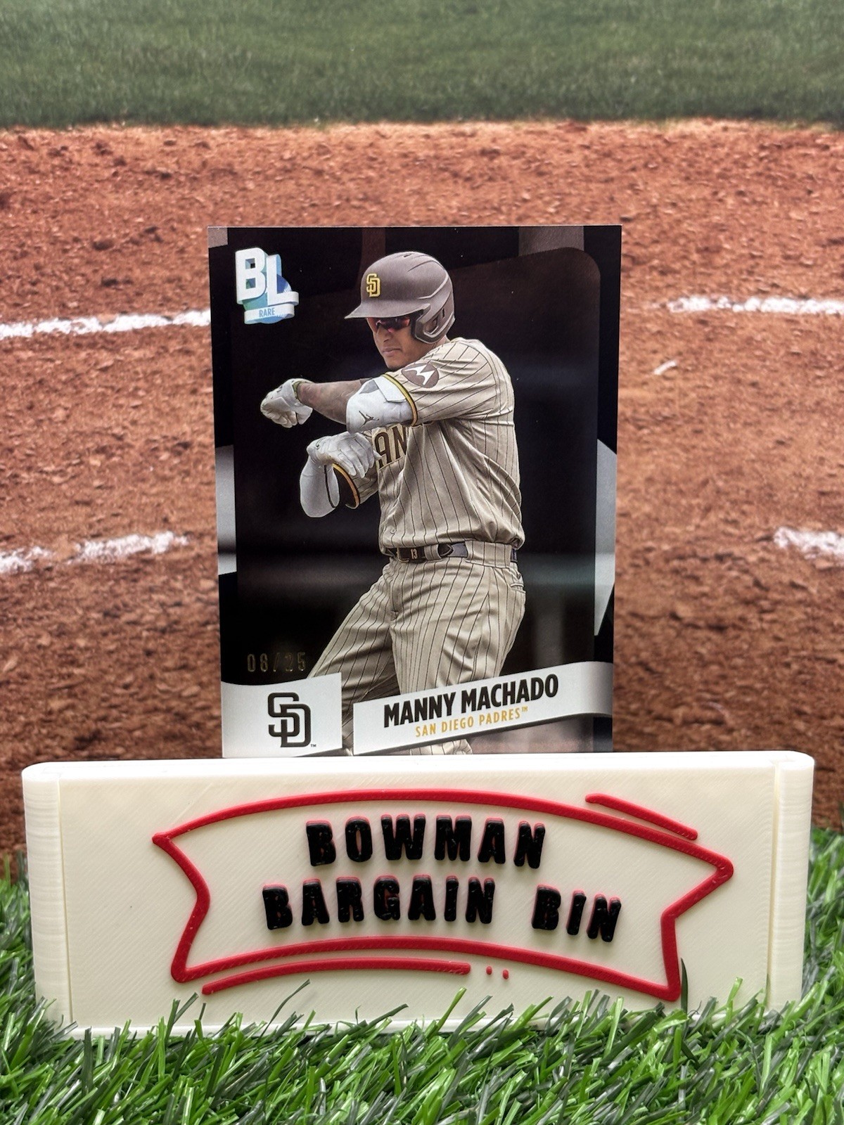 2024 Topps Big League Black Foil #263 Manny Machado 23/25, 8/25 PADRES