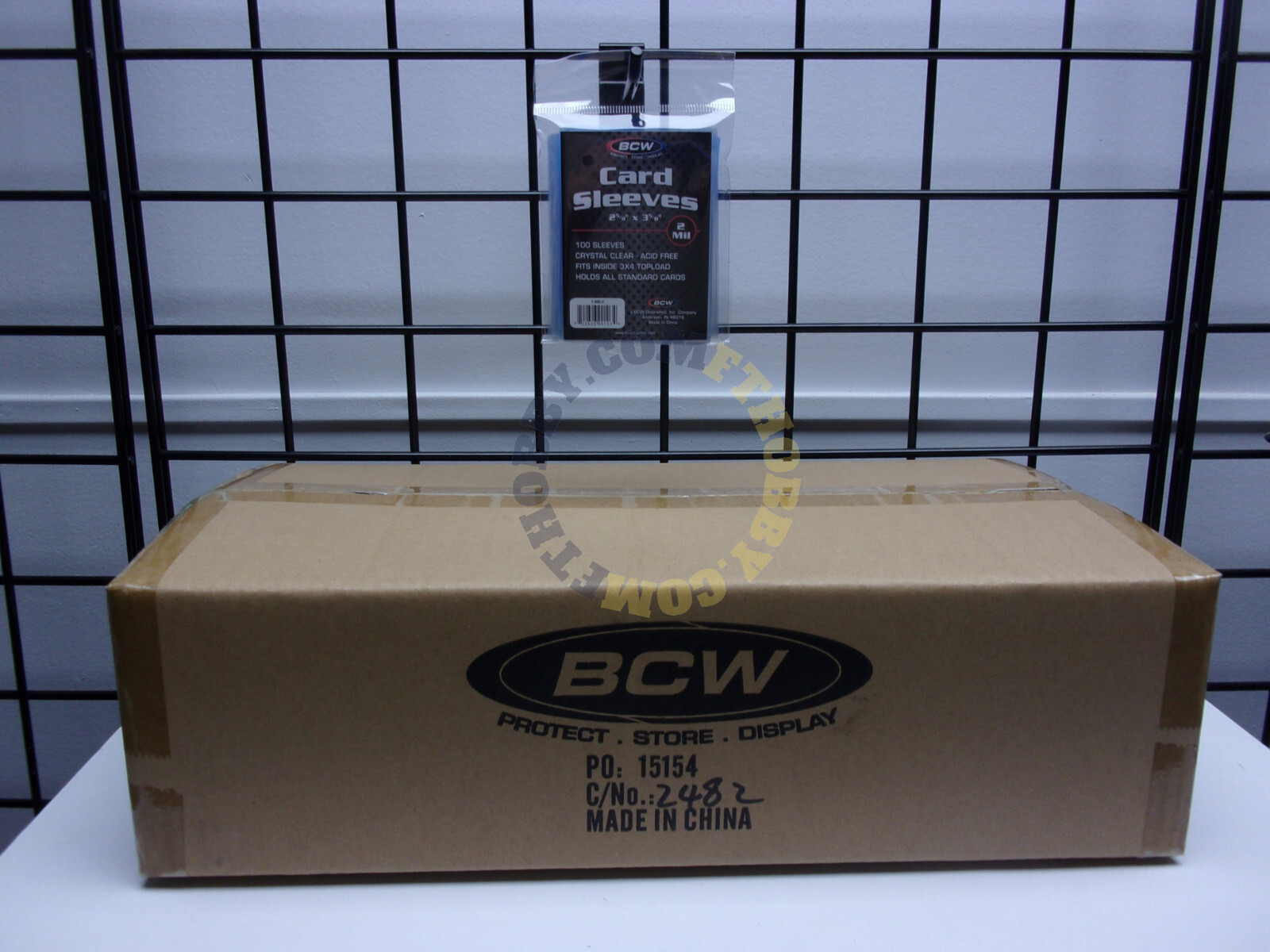 10000 Full Case BCW Standard Trading Sport Baseball Card Soft Penny Sleeves