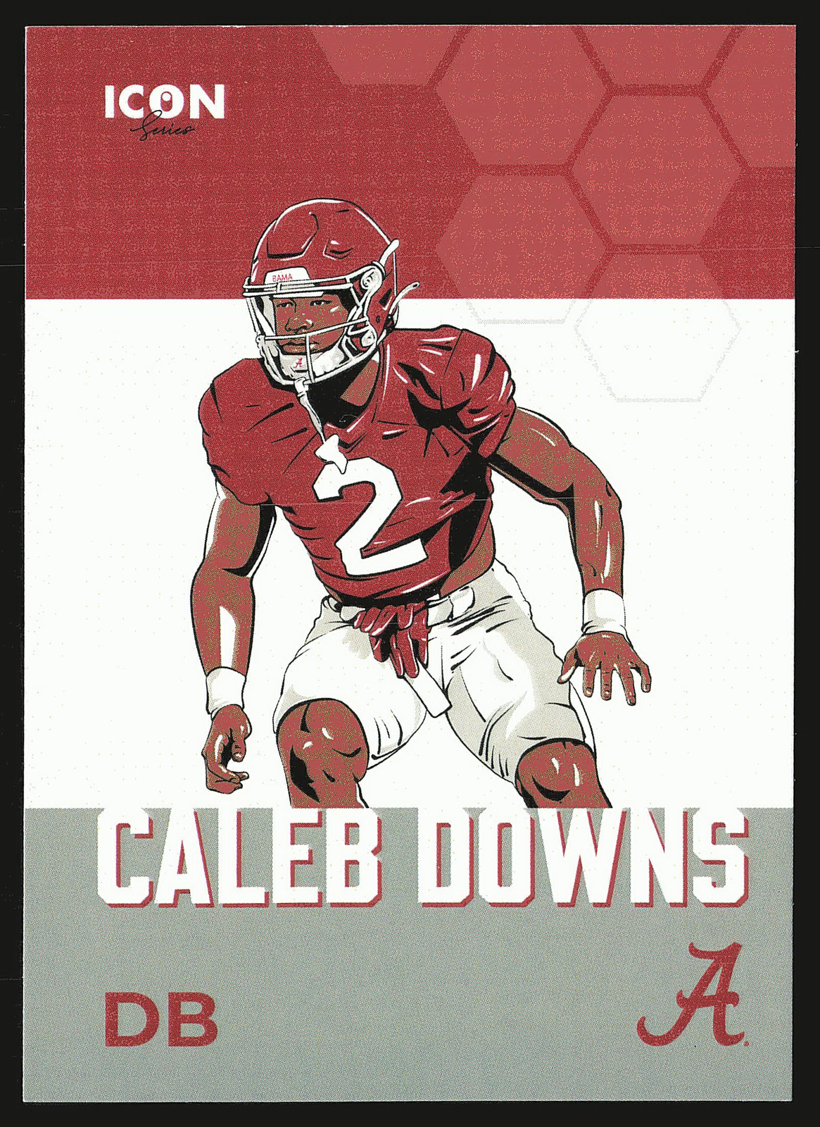 2023 ONIT Athlete Alabama Crimson Tide #2 Caleb Downs Icon