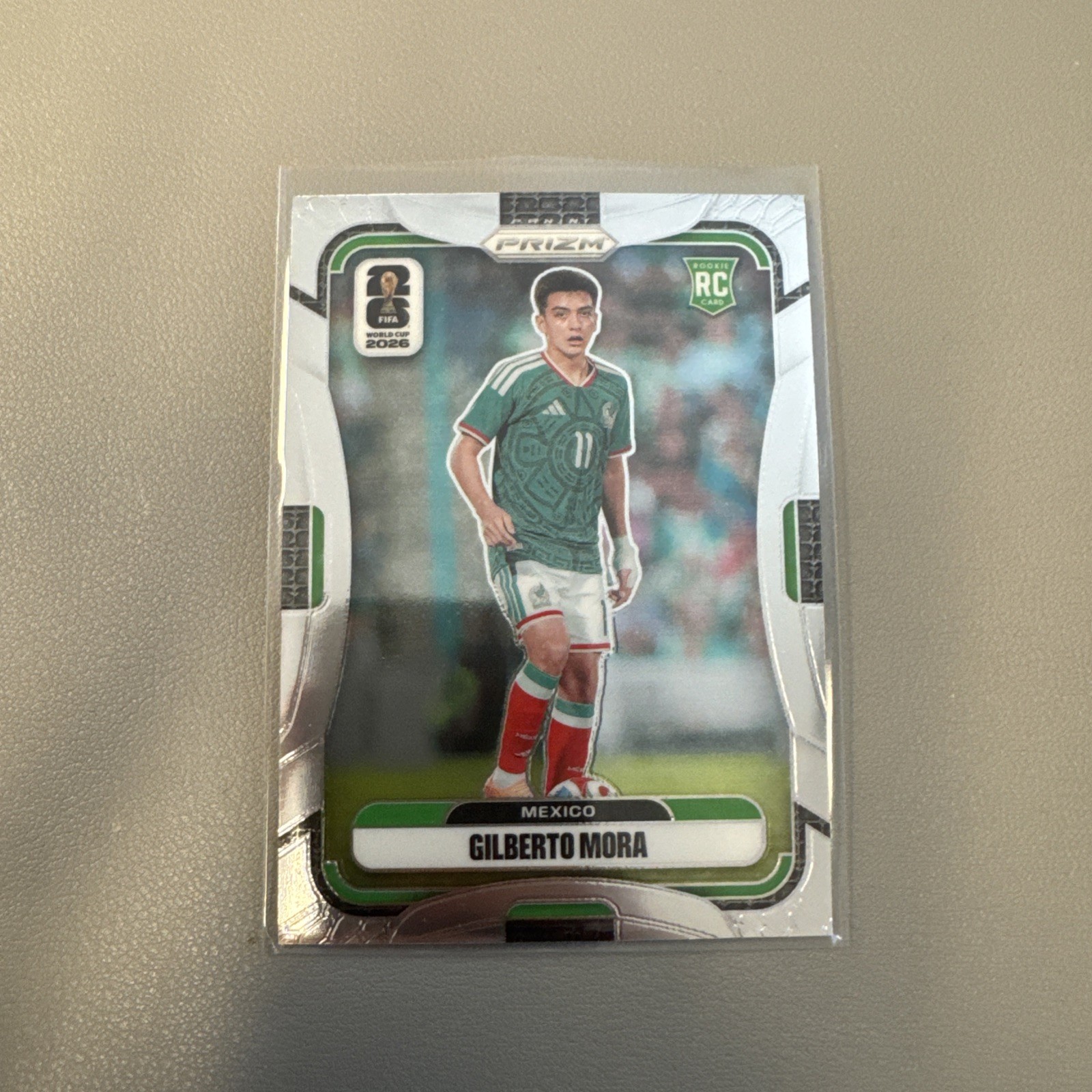 Gilberto Mora 2026 Panini Prizm FIFA World Cup RC BASE Rookie #290 Mexico QTY