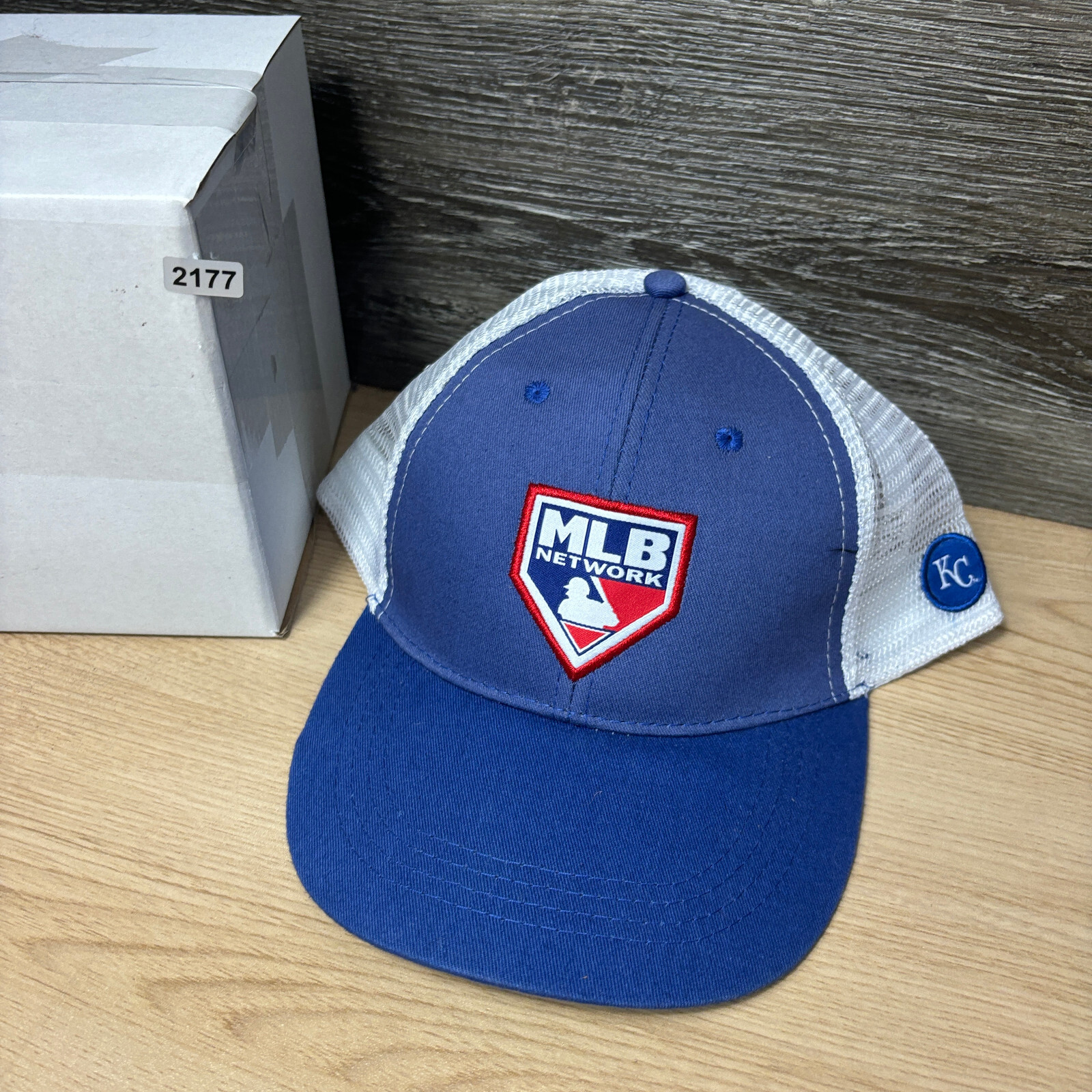 Kansas City Royals Hat Cap Snapback Blue MLB Baseball MLB Network Adjustable